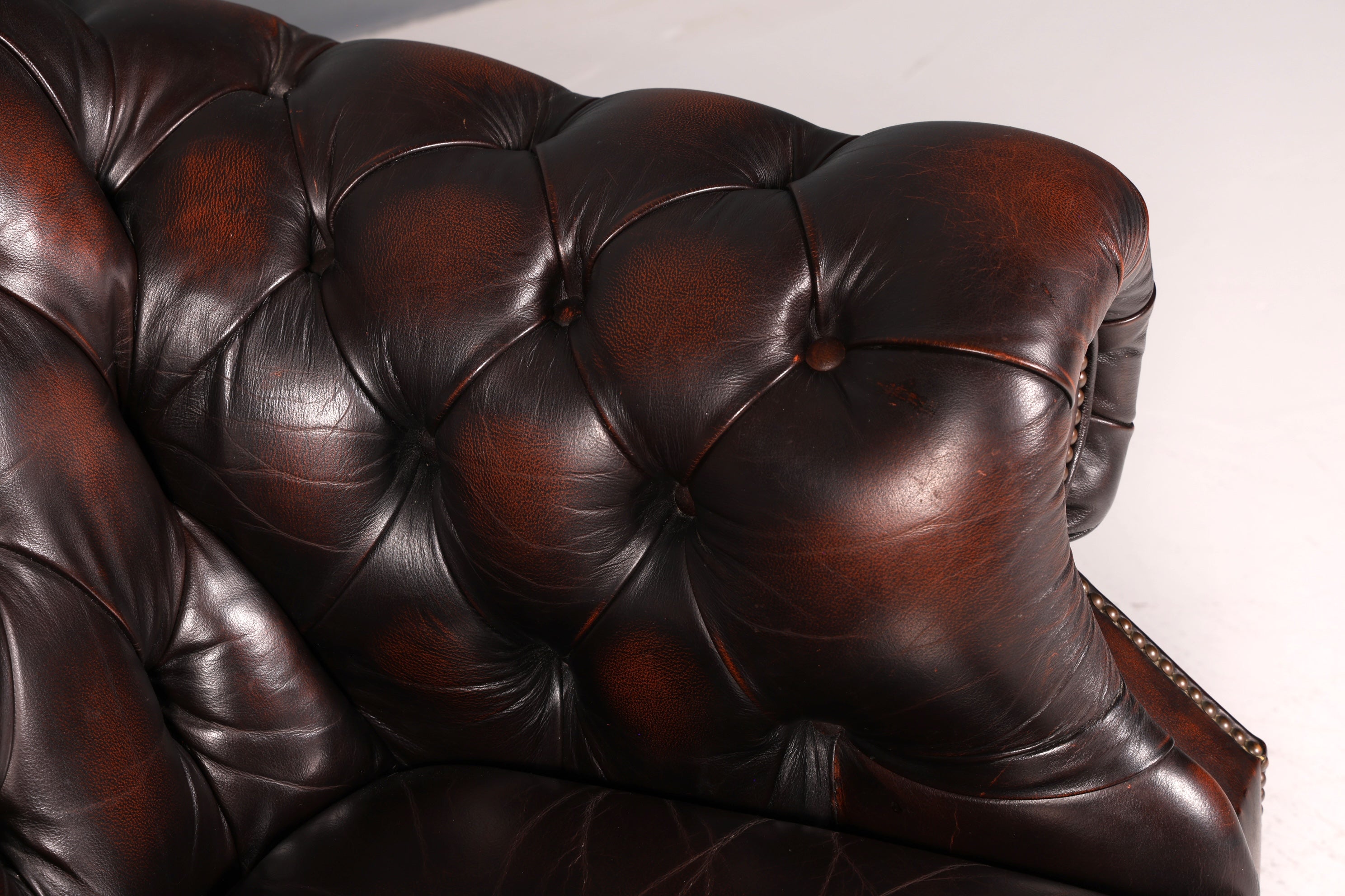 Edler Original Chesterfield Centurion Sessel Braun Echt Leder Englischer Armlehnsessel Herrensessel UK 1 von 2
