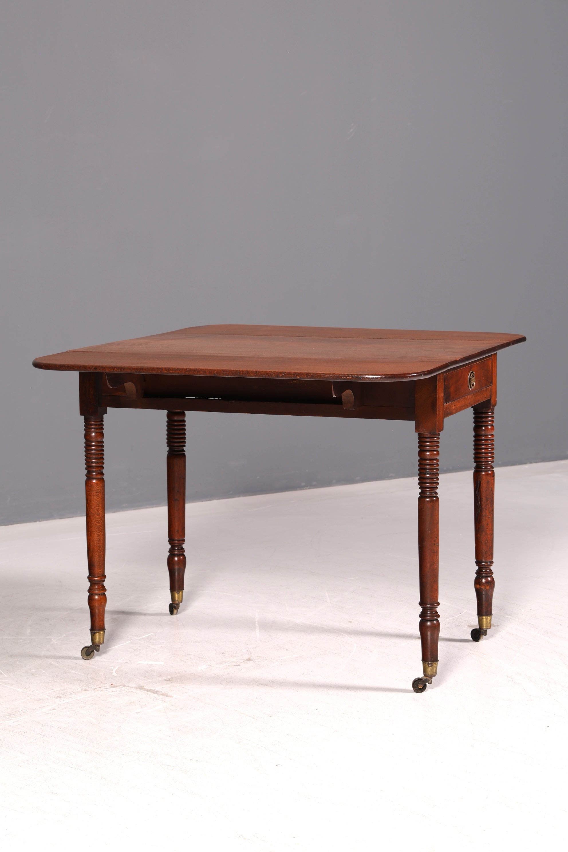 Wunderschöner Englischer Esstisch Mahagoni Klapptisch Küchentisch Regency Antik Ausklappbar Vintage
