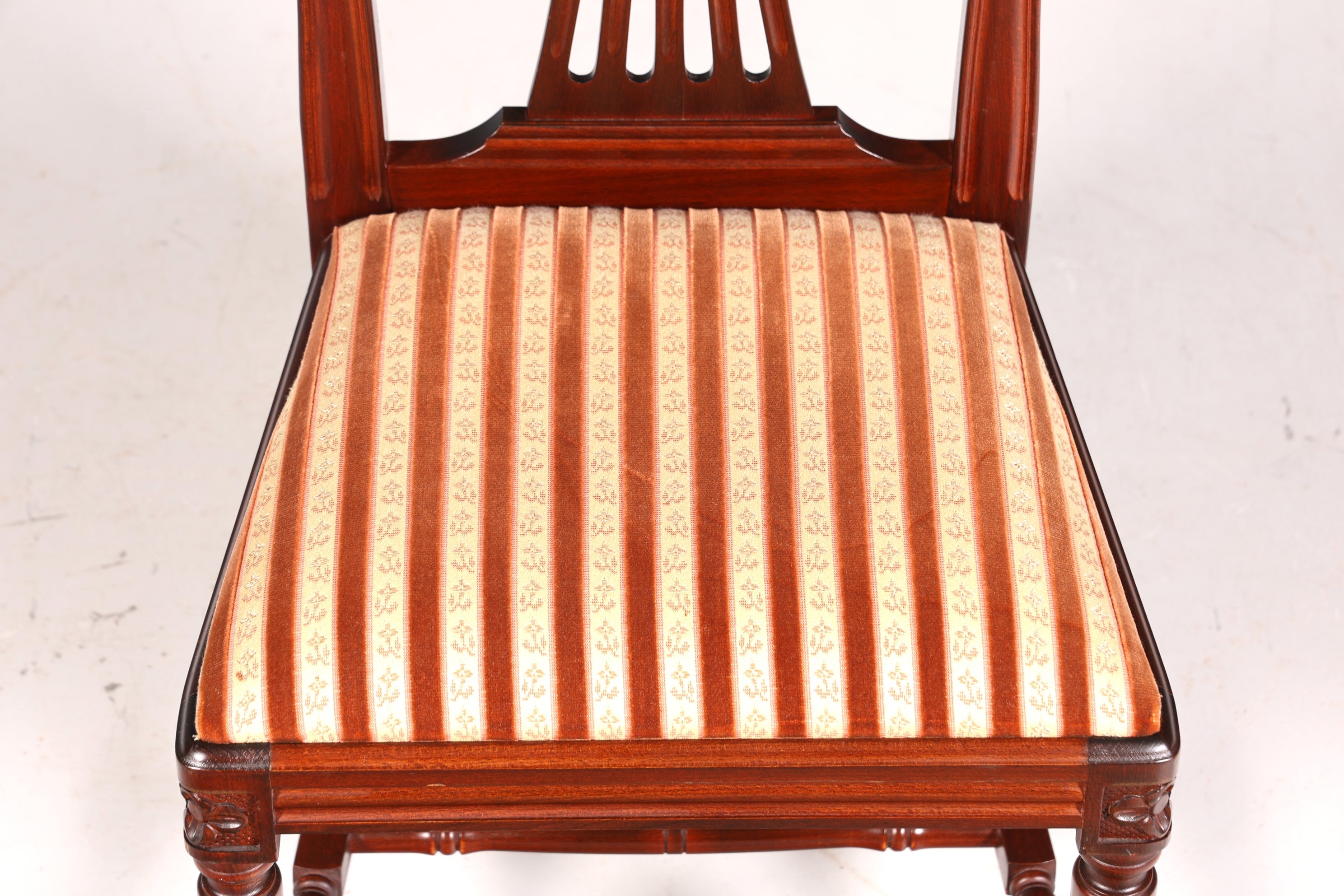 Chaise de style gustavien, chaise de cuisine anglaise, chaise secrétaire de style ancien, 1 sur 2