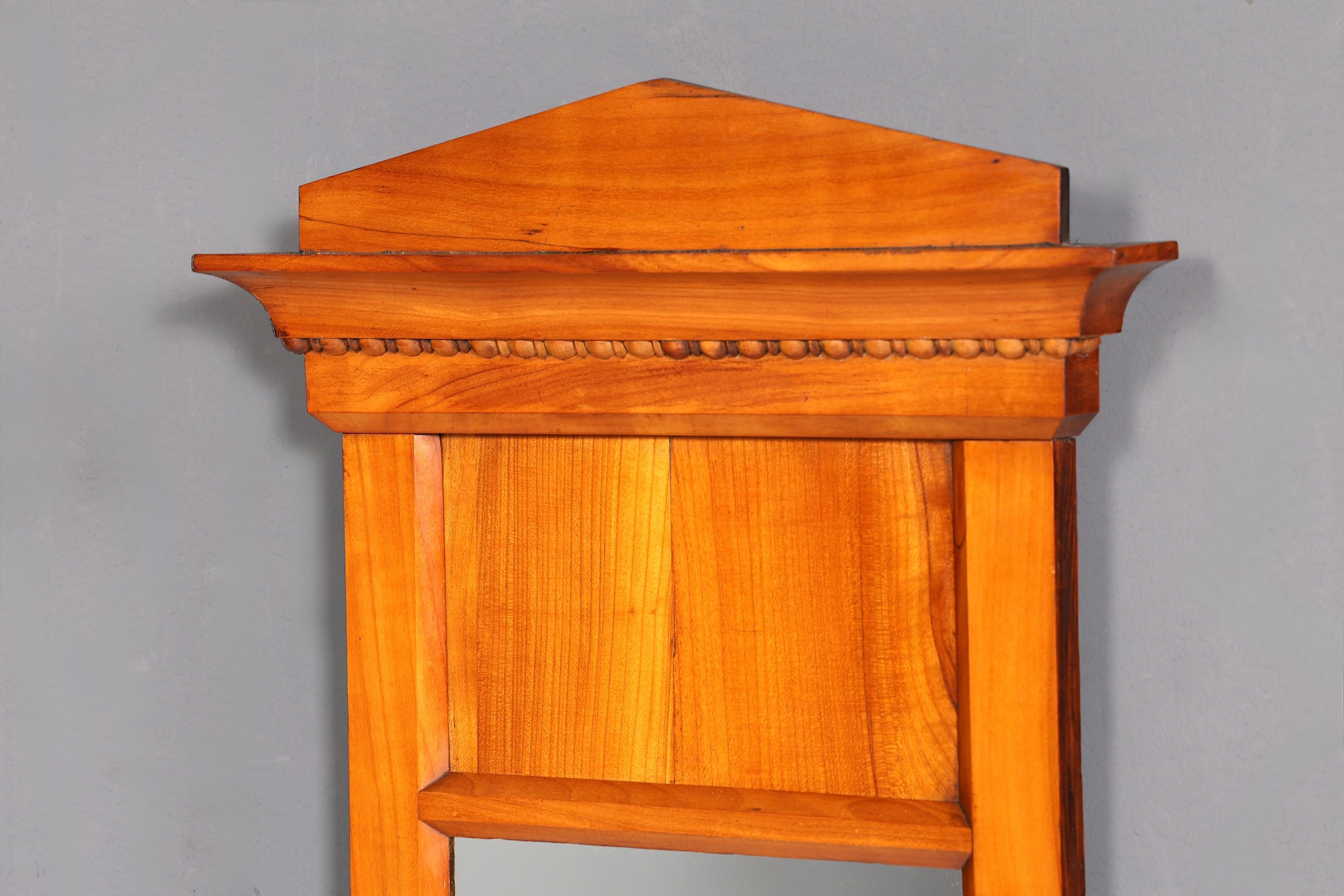 Wunderschöner Biedermeier Spiegel Kirschholz Wandspiegel Antik Holzspiegel Flurspiegel