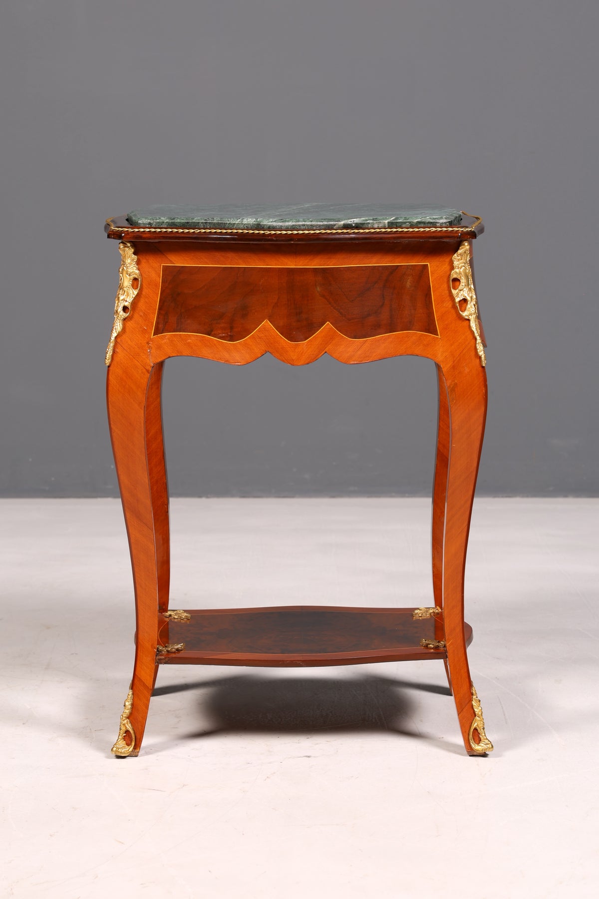 Traumhafter Louis XV Beistelltisch Barock Stil Ablagetisch Marmor Kommode Telefontisch