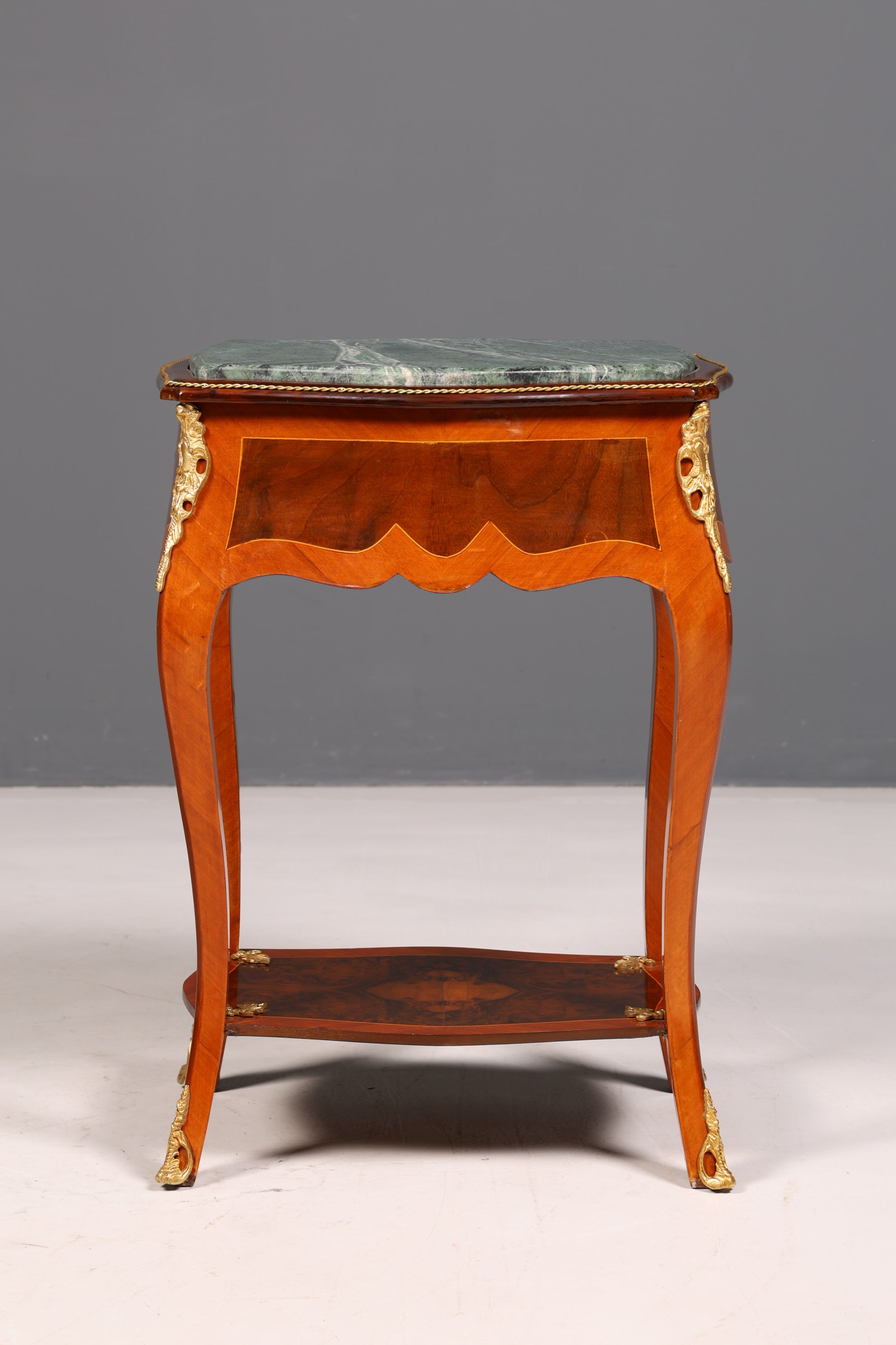 Traumhafter Louis XV Beistelltisch Barock Stil Ablagetisch Marmor Kommode Telefontisch