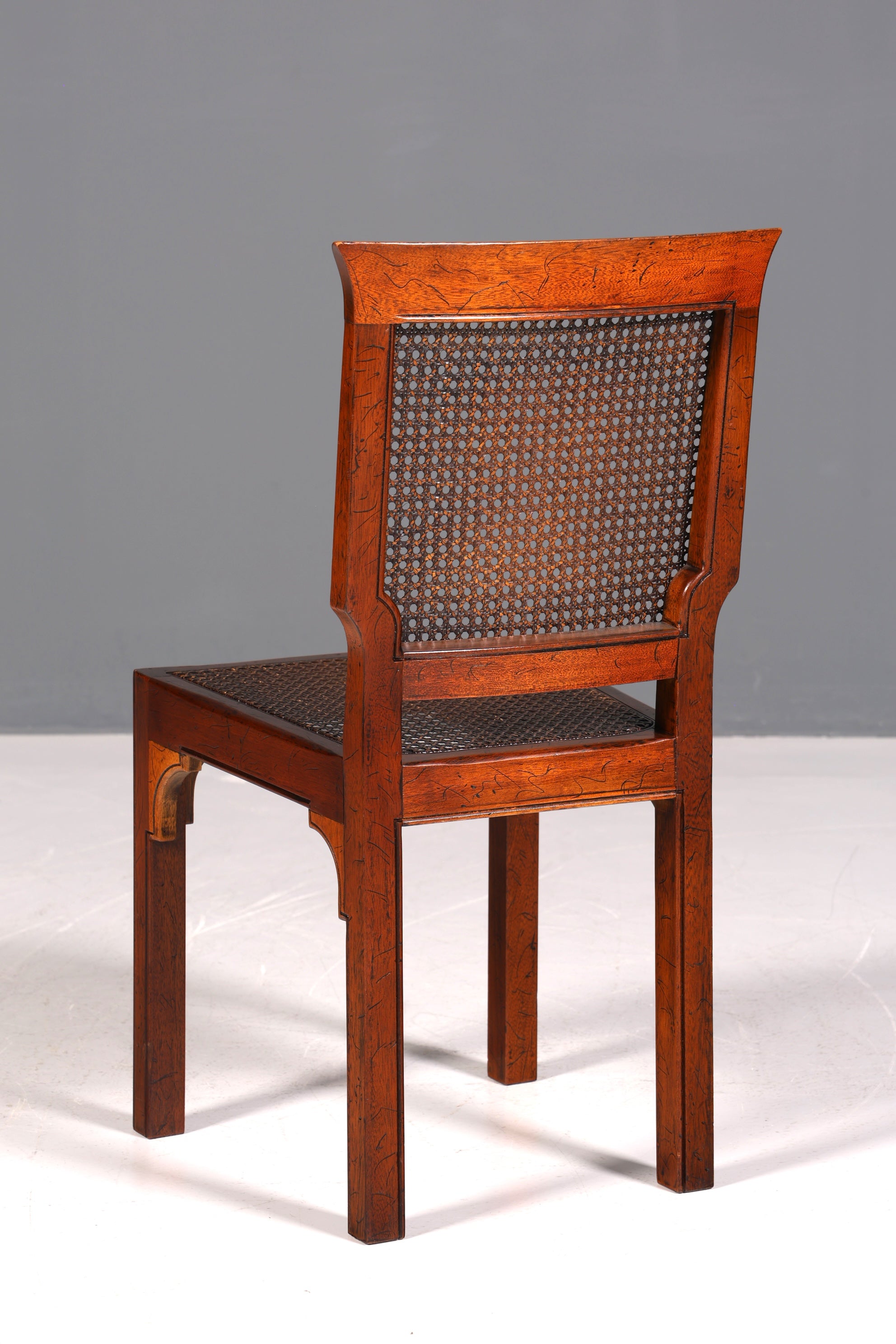 Wunderschöner Antik Stuhl Korbgeflecht Schreibtisch Stuhl Wiener Geflecht Sekretär Stuhl Gründerzeit Küchenstuhl