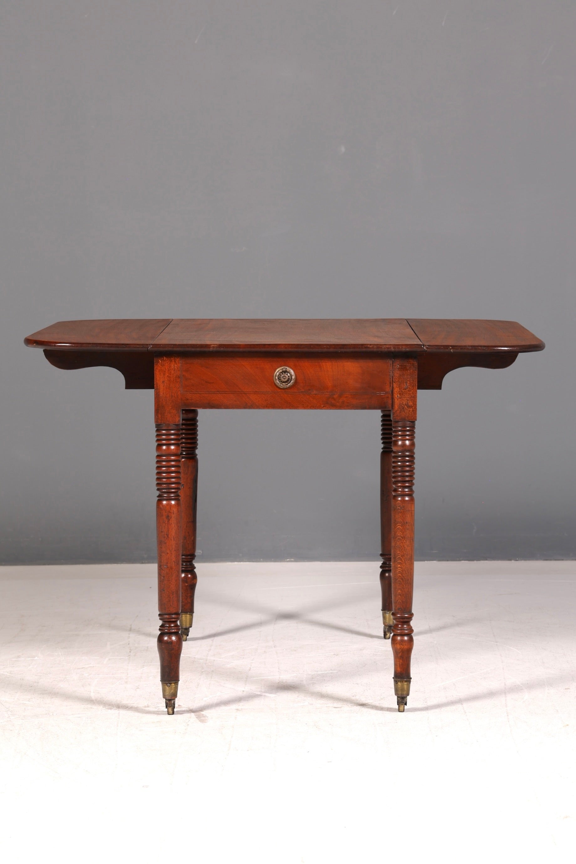 Wunderschöner Englischer Esstisch Mahagoni Klapptisch Küchentisch Regency Antik Ausklappbar Vintage