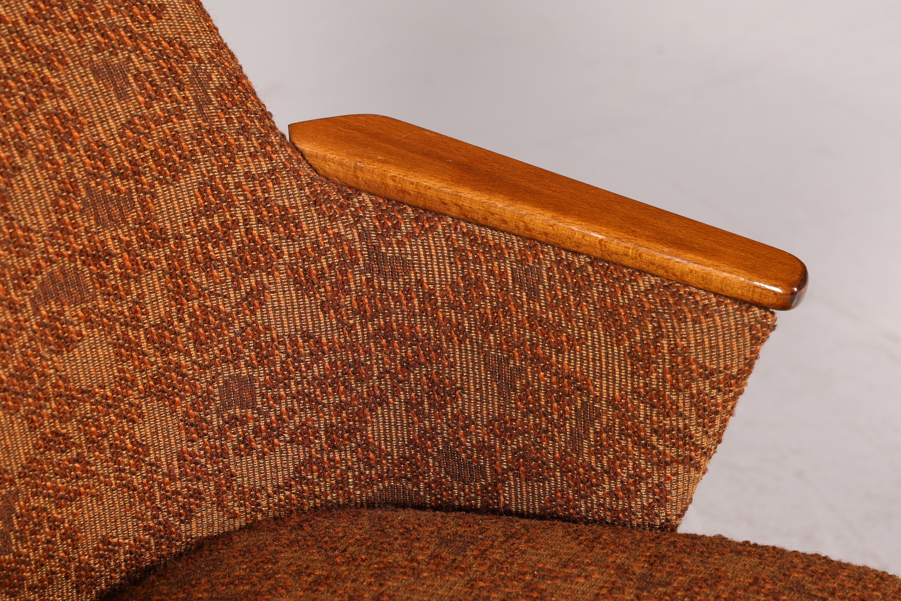 Wunderschöner Mid Century Stuhl Retro Armlehnstuhl Cocktailstuhl Küchenstuhl Sekretär Stuhl 2 von 4