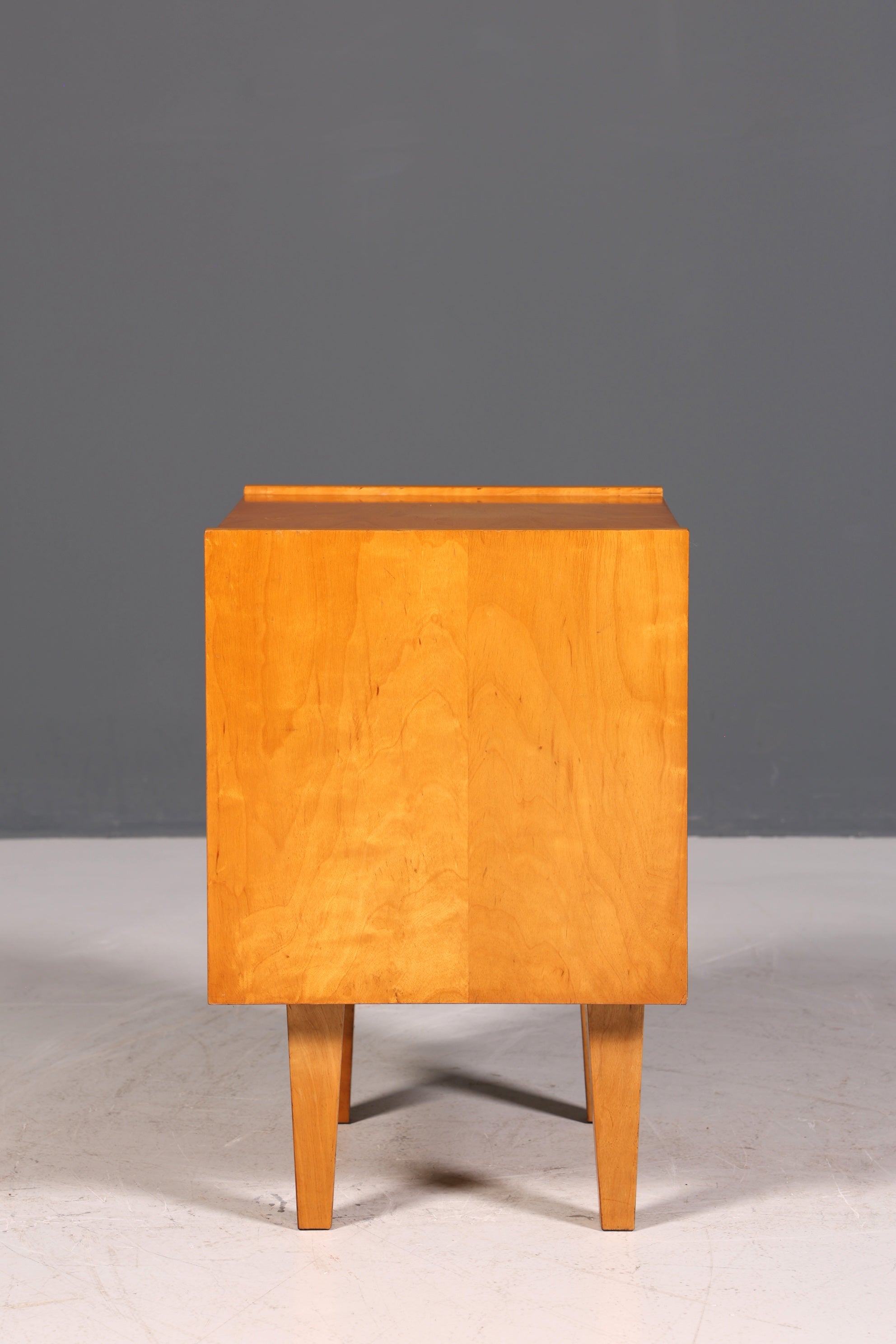 Commode vintage simple du milieu du siècle, meuble pliant, table de chevet de design danois, 2 sur 2