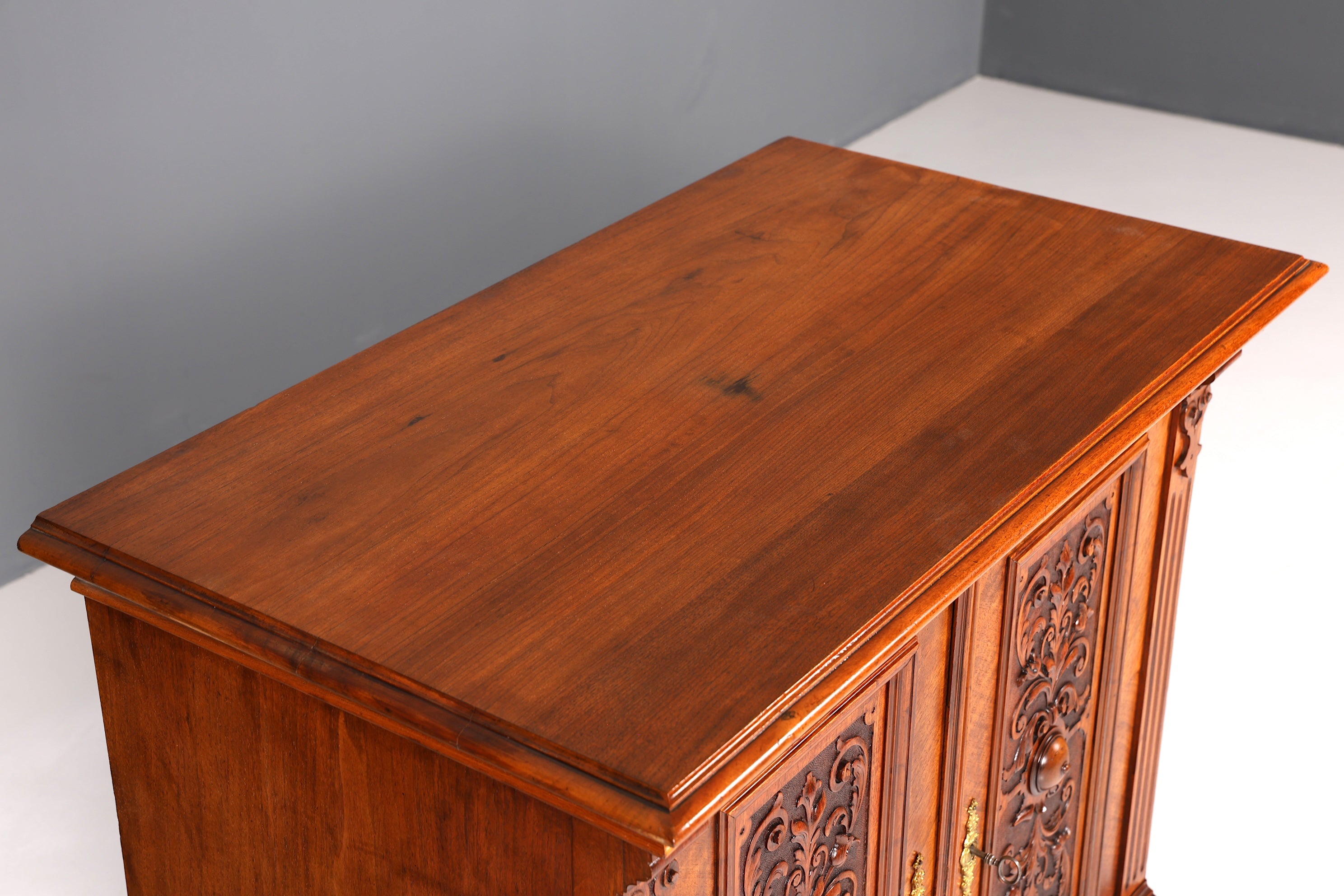 F899 Finish cm Traumhaftes Gründerzeit Vertiko Jugendstil Schrank Antik Highboard Kommode