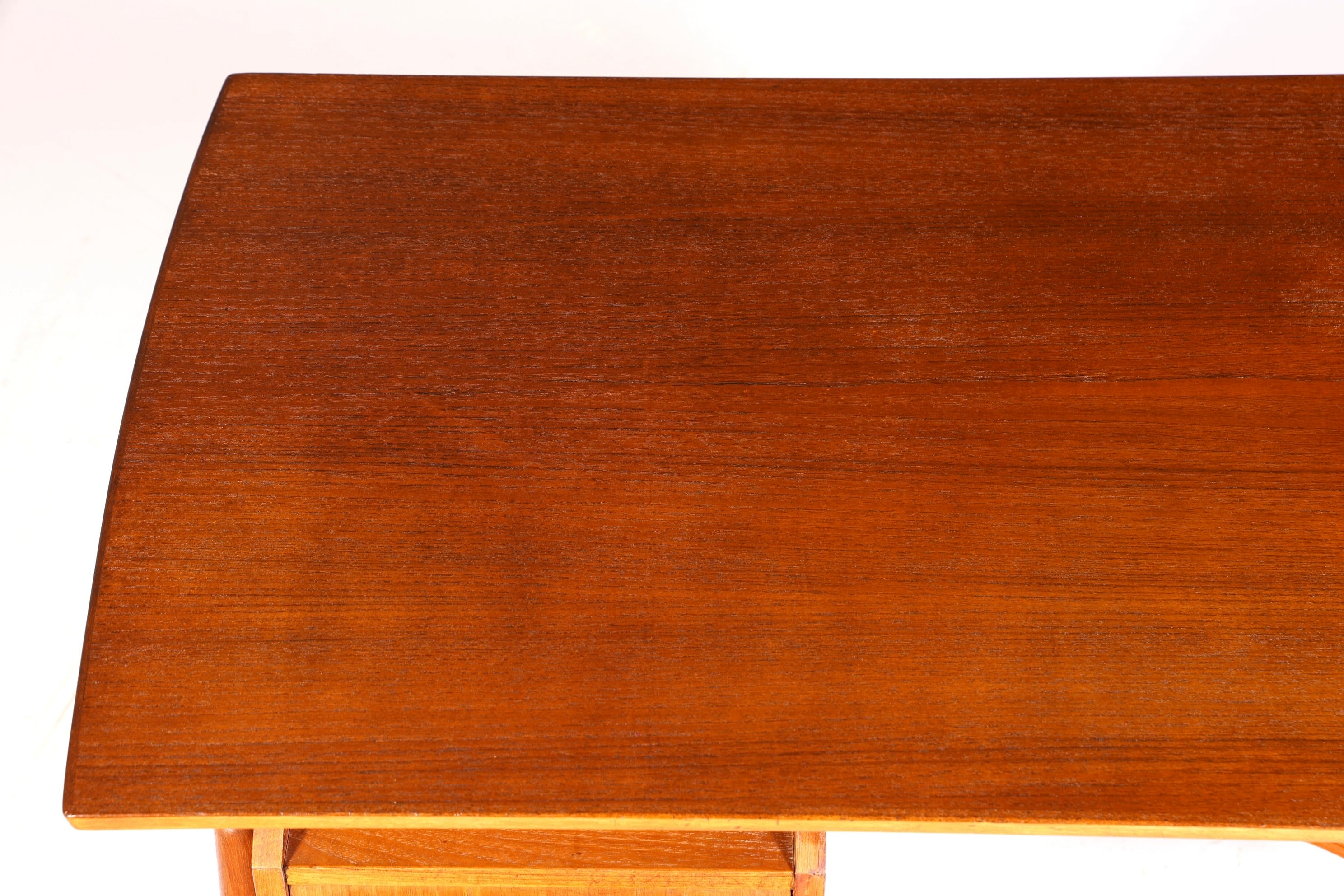 Wunderschöner Mid Century Schreibtisch Danish Design Teak Holz Bürotisch Vintage Office Table