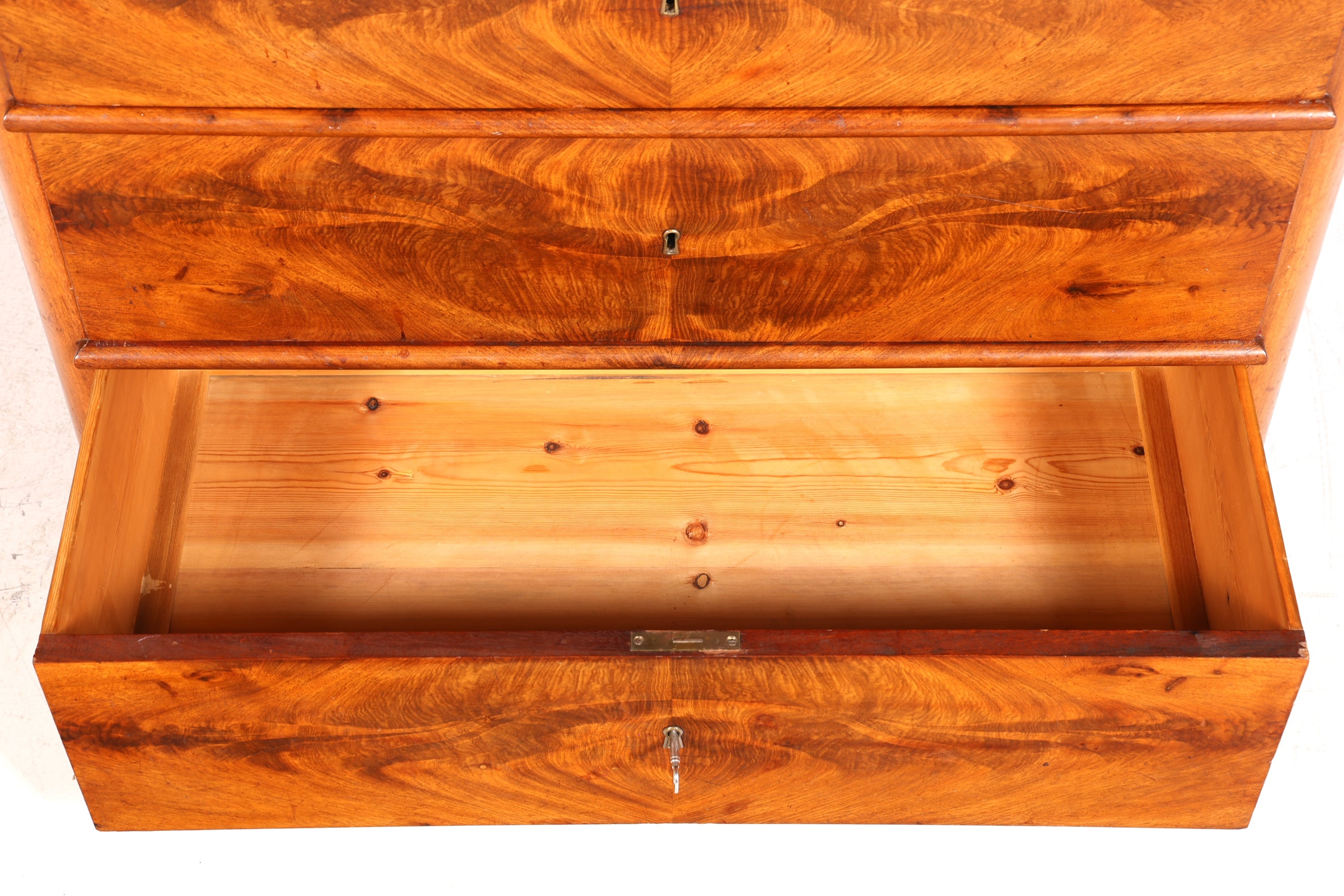 Commode ancienne Biedermeier Louis Philippe, d&