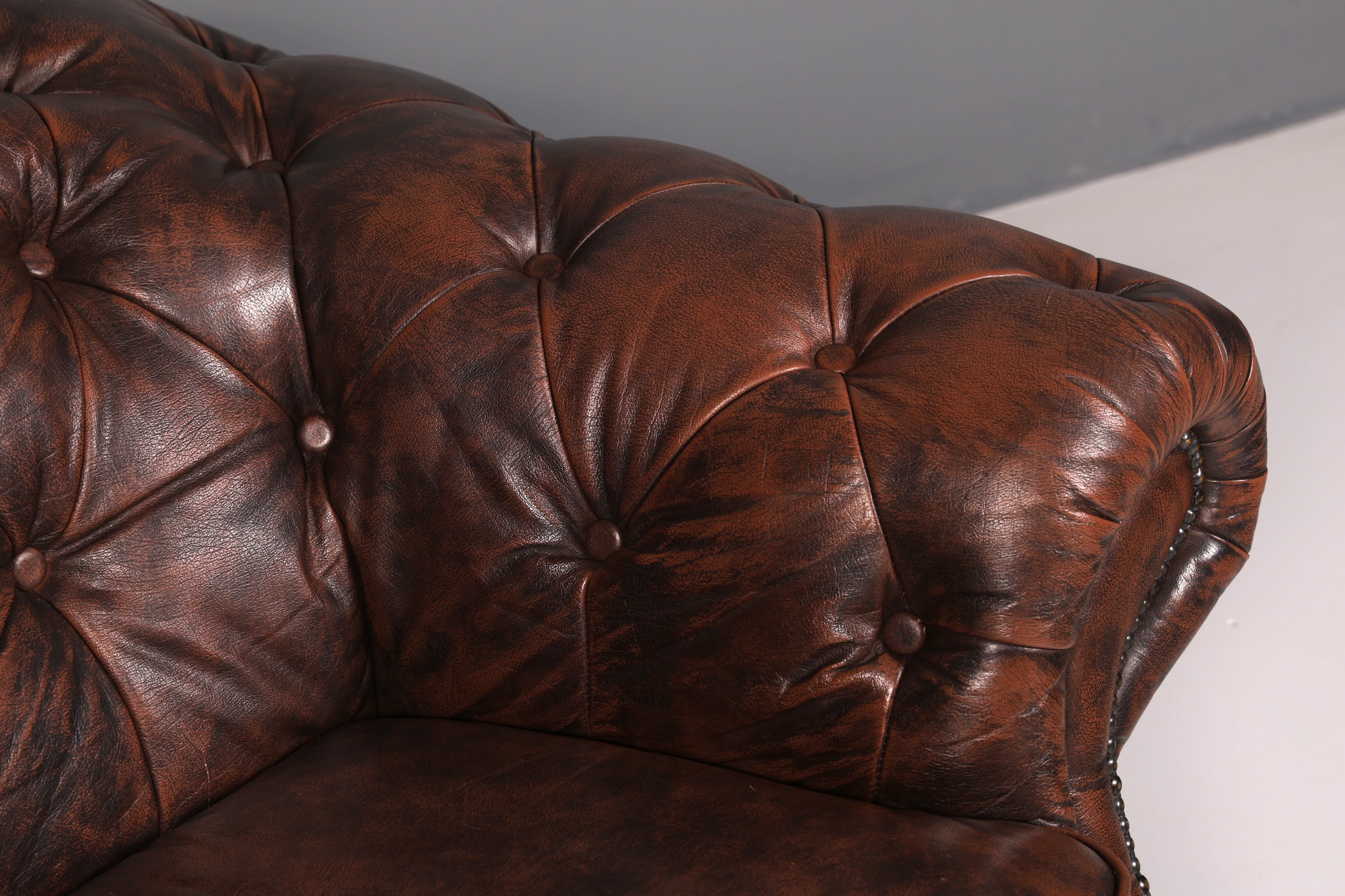 Wunderschöne Original Chesterfield Centurion 2-Sitzer Couch Englisch Echt Leder Sofa UK