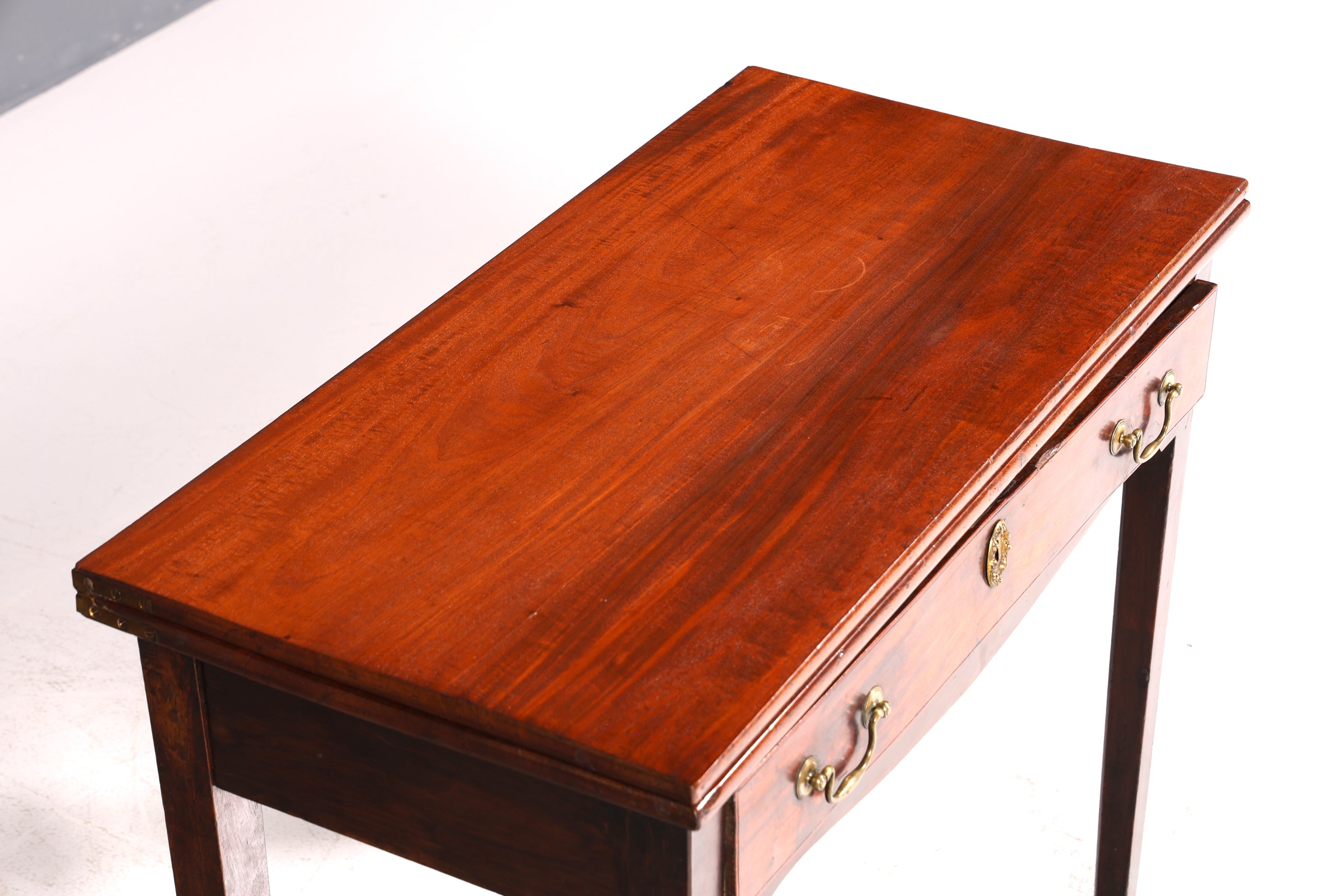 Table anglaise de rêve, console pliante, bureau, bois véritable, antique, table de jeu, table de cuisine, table à manger