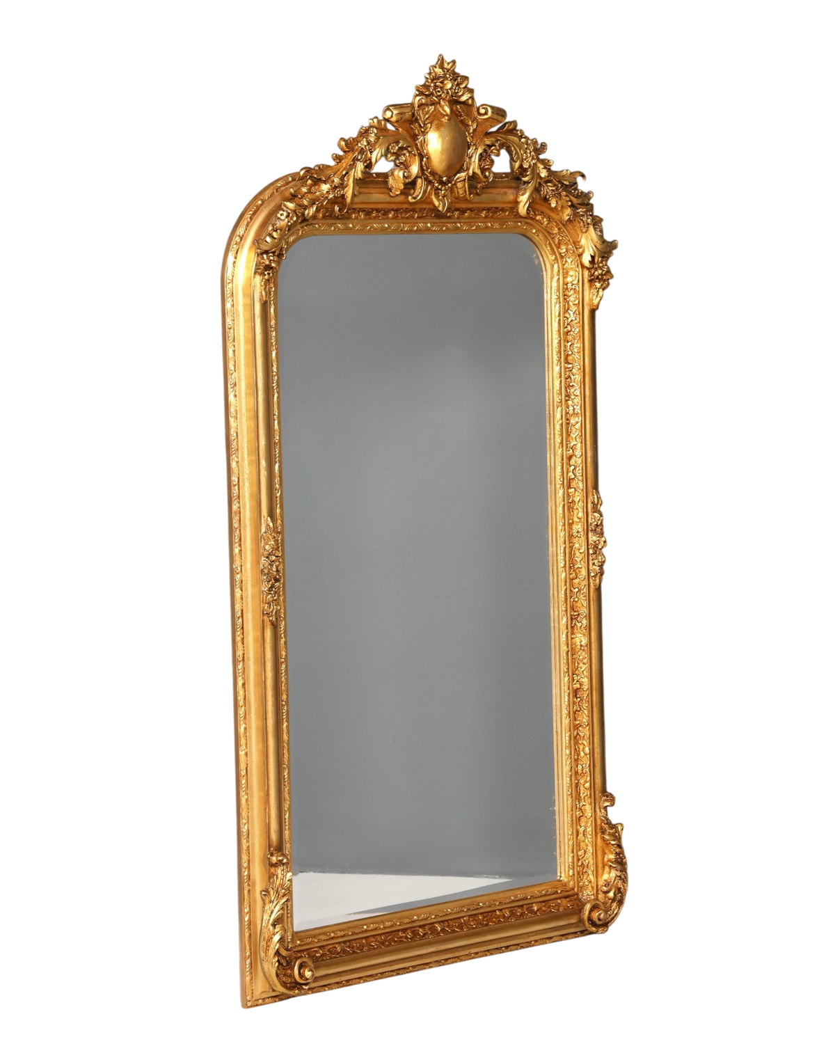 Stilvoller Prunk Barock Stil Wandspiegel Ornamenten Gold Spiegel Flurspiegel Spiegel