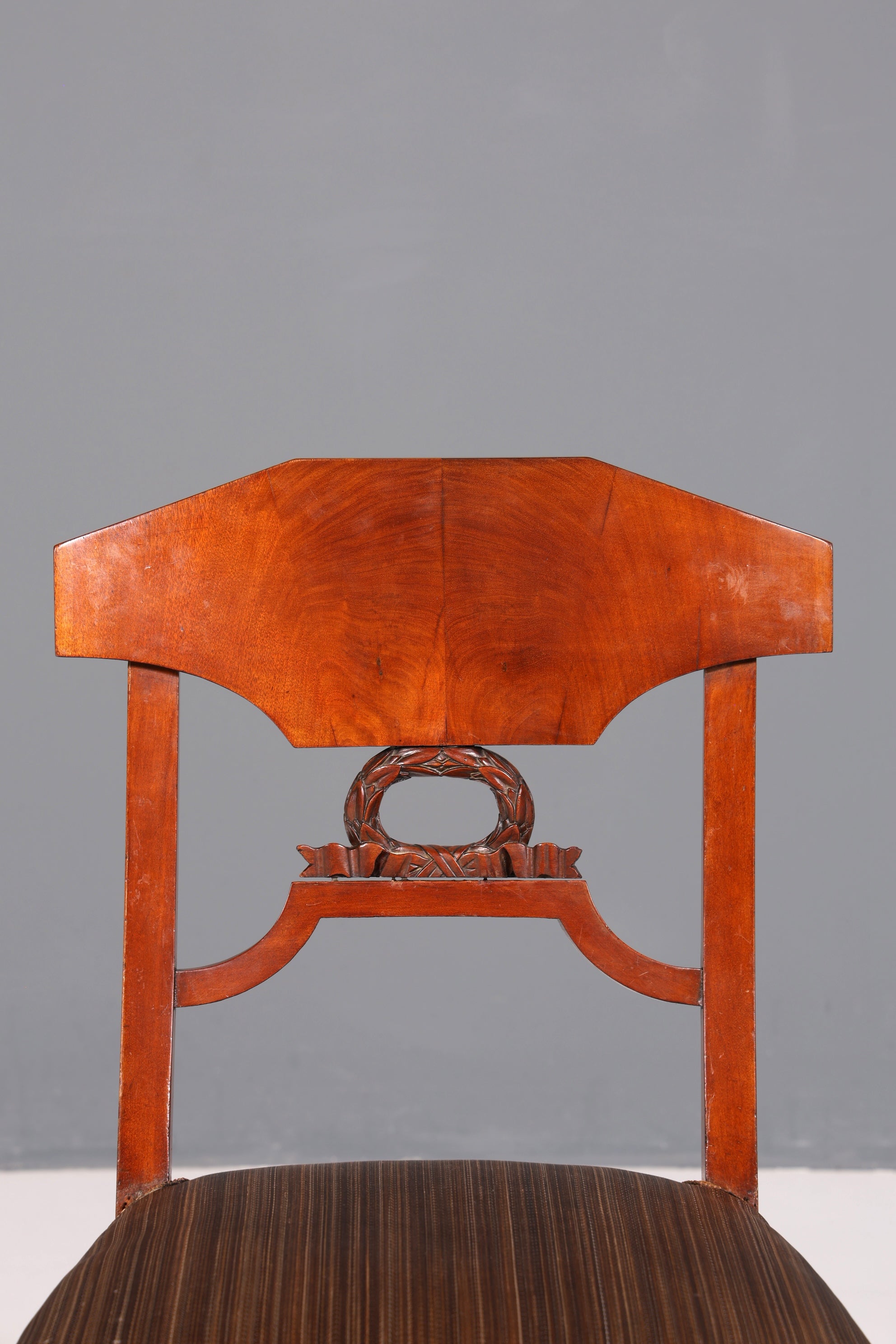 Chaise Biedermeier de rêve, chaise de cuisine ancienne, chaise secrétaire en bois véritable, chaise de salle à manger, 2 sur 2