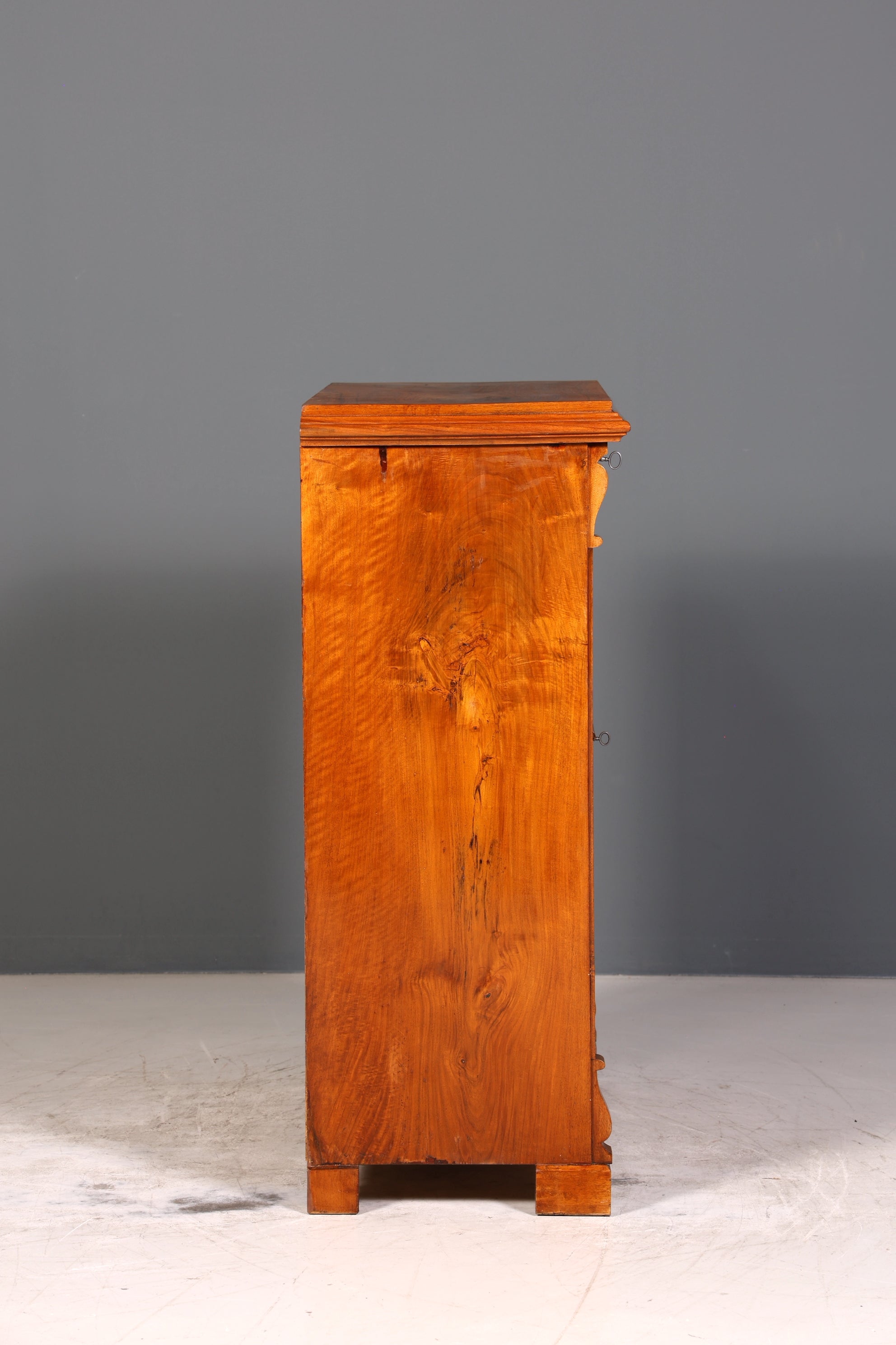 Stilvoller Biedermeier Sekretär Vertiko Louis Philippe Kommode Schubladenkommode