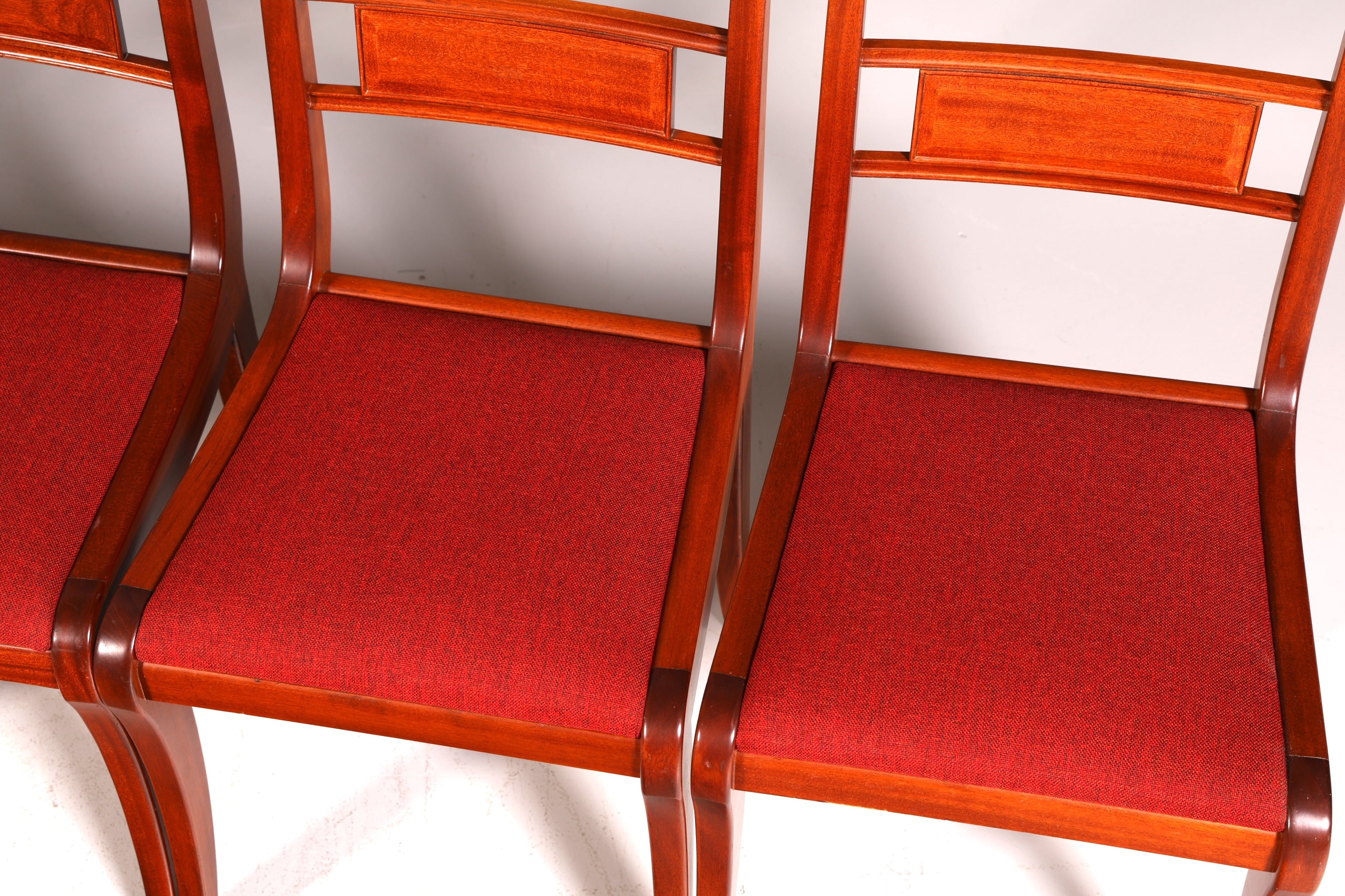 8x Edle Englische Stühle Englisch Dining Chairs Antik 60er Jahre Regency Küchenstühle Stuhlset