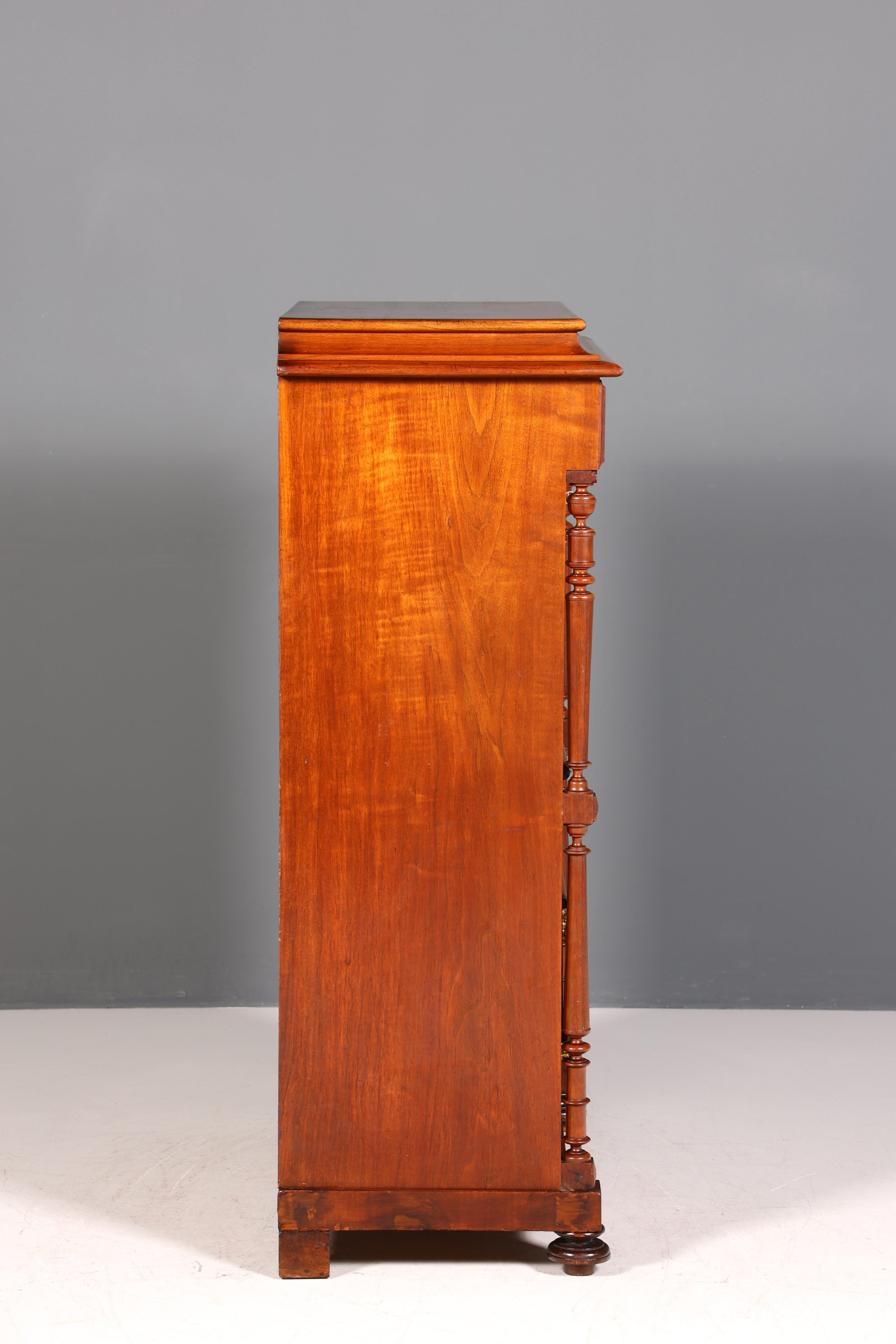 Beau secrétaire Gründerzeit, buffet haut vertiko, commode Louis Philippe, vers 1880