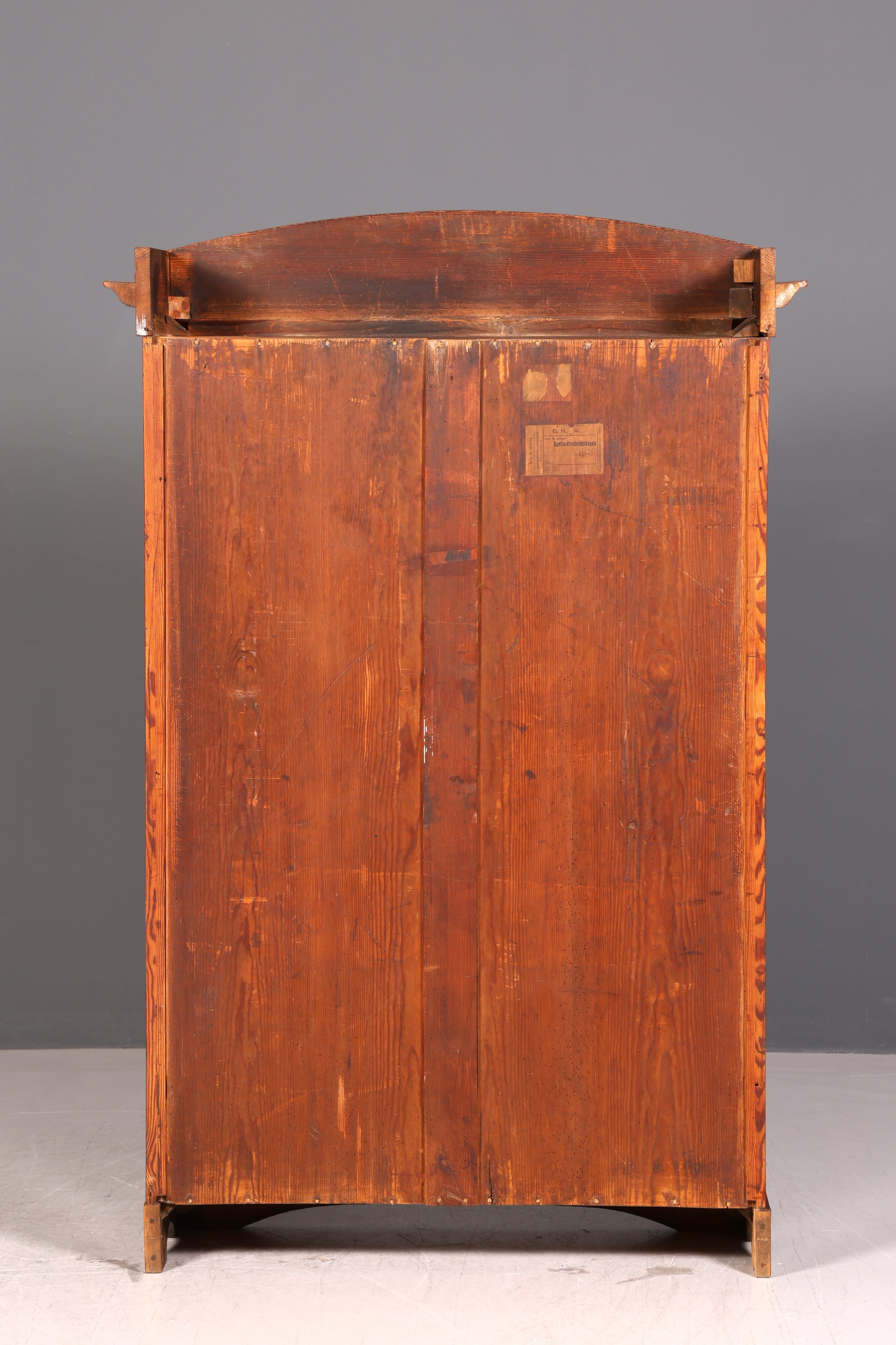 Beeindruckende Biedermeier Vitrine Glasvitrine Bücherschrank Bibliothek Art Deco Bücherregal Antik Massivholz