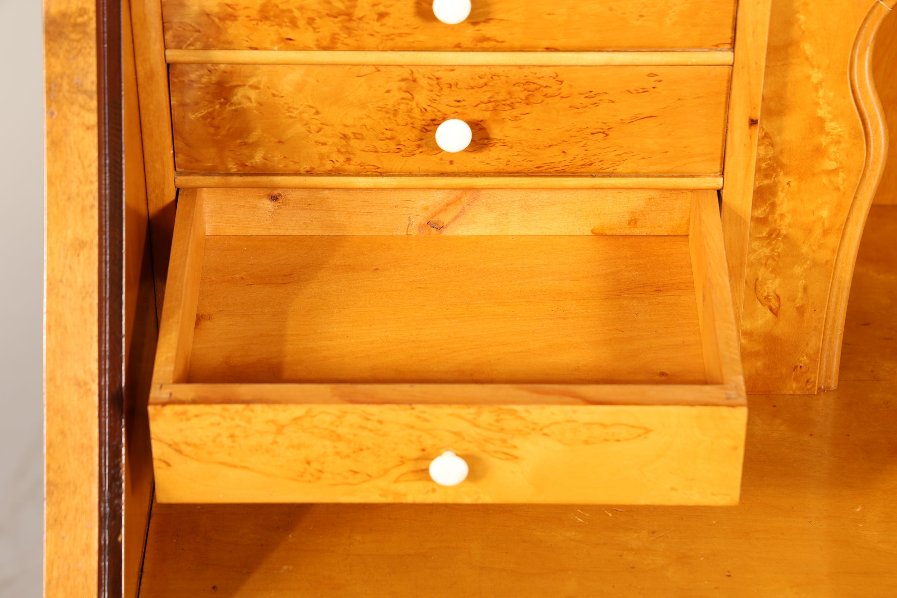 Traumhafter Sekretär um 1946 Büro Kommode echt Holz Schreibtisch Bürokommode