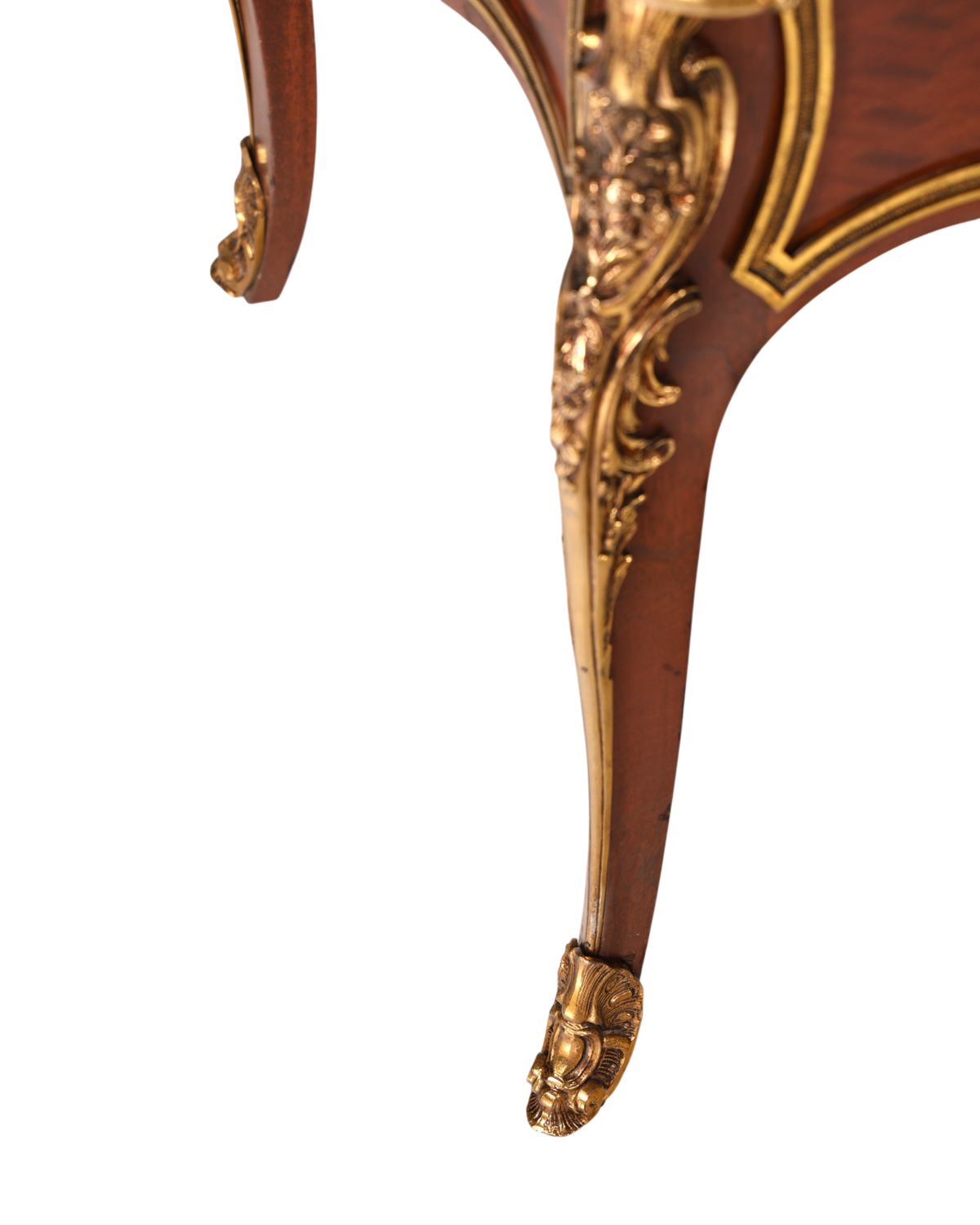 G078 Finish - Louis XV Barock Schreibtisch usw. Messing Zarge, Preis muss ich noch recherchieren