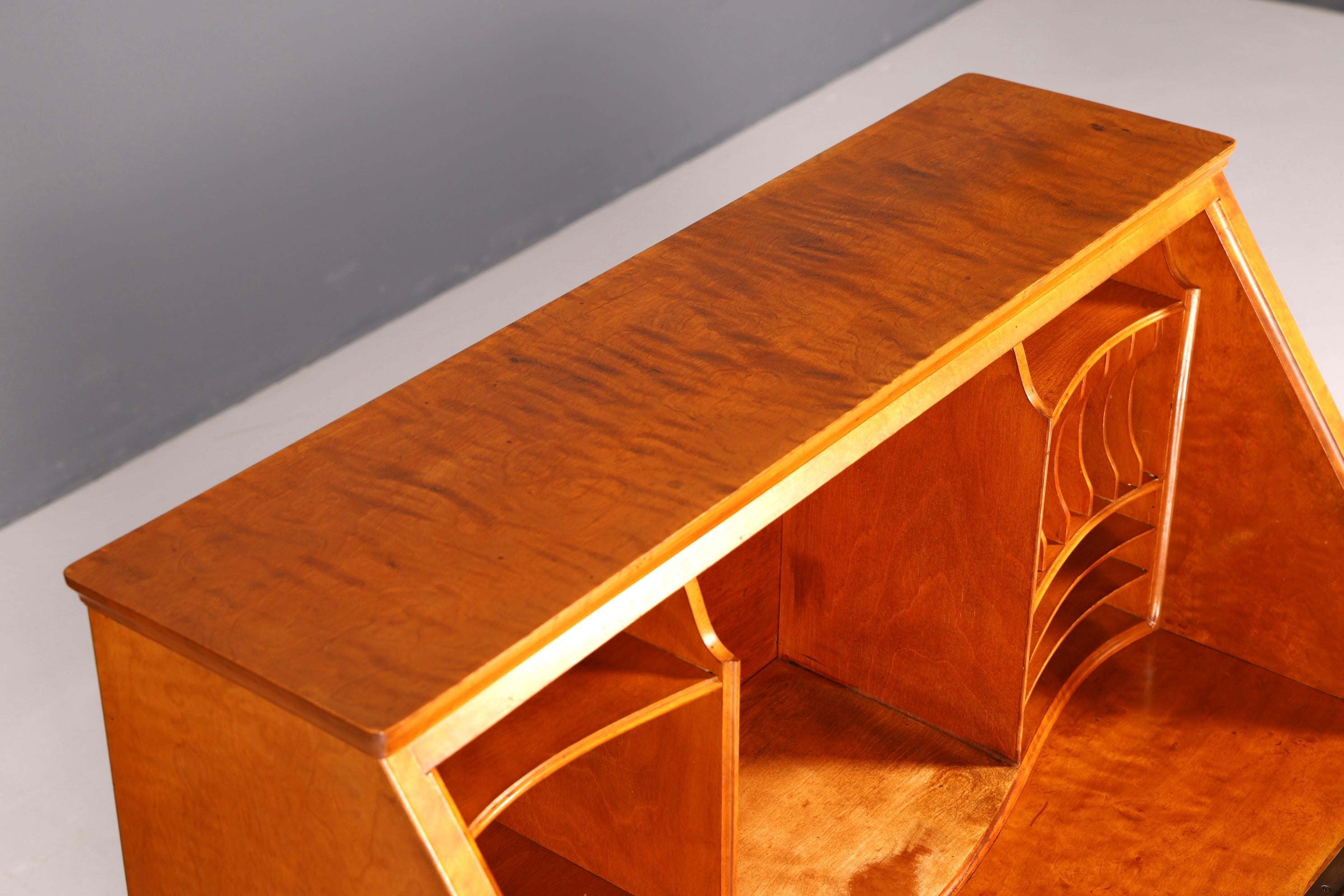 G082 Finish Wunderschöner Sekretär im Art Deco Stil Antik um 1930 Büro Kommode Schreibkommode