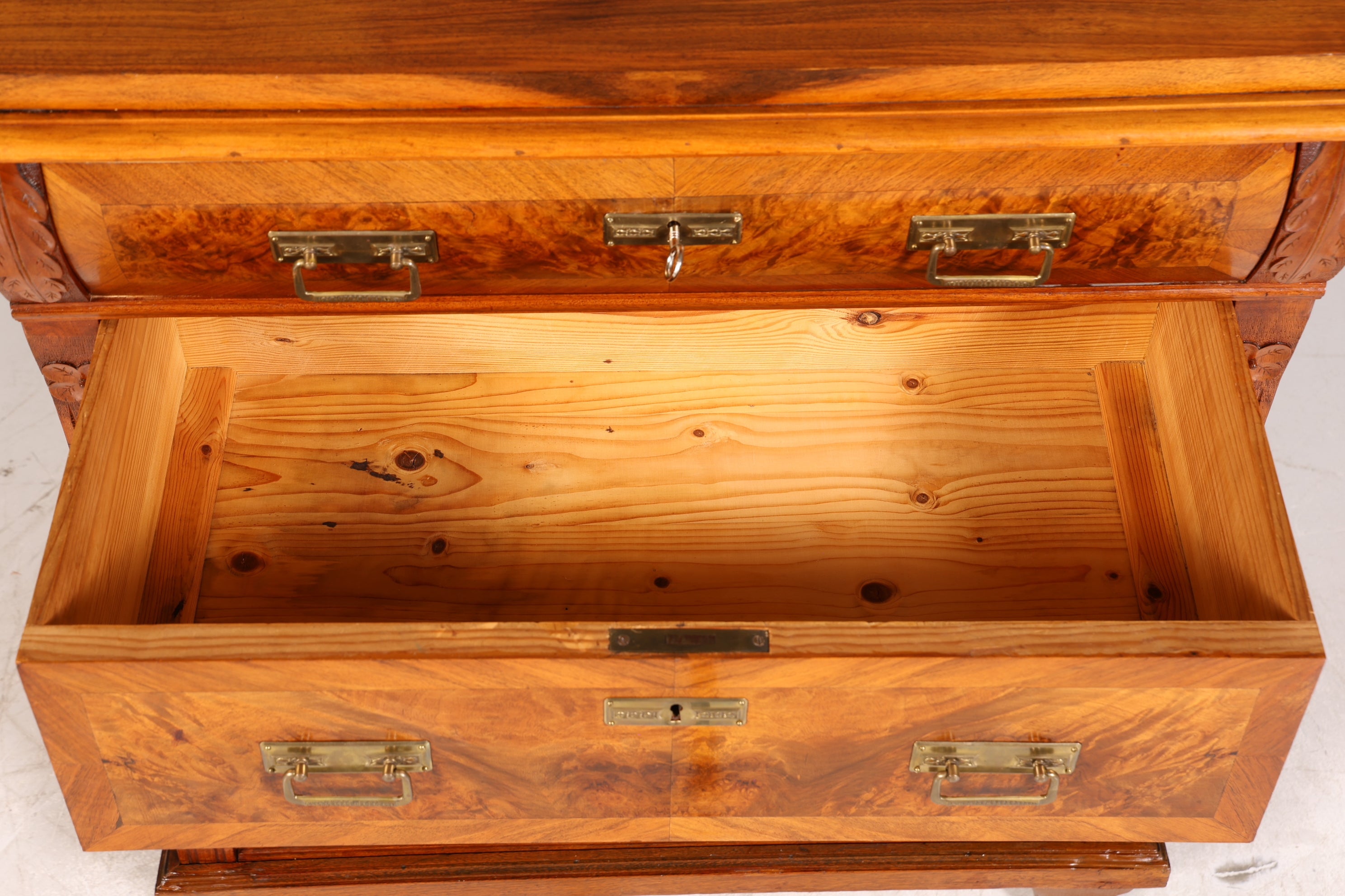 Edle Gründerzeit Kommode Jugendstil Schubladenkommode Antik Wäschekommode