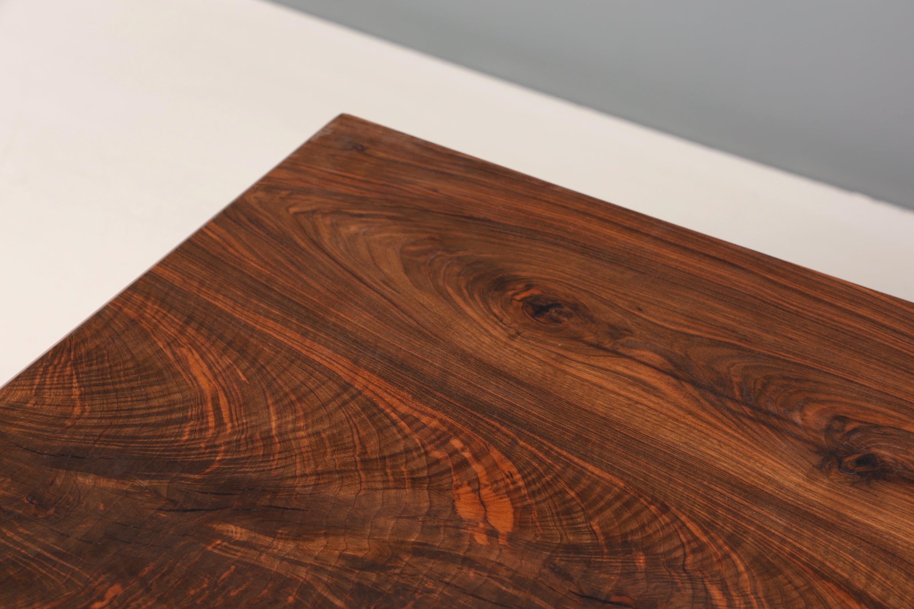 Wunderschöner Epoxidharz Tisch 220-85 cm Epoxy Nussbaum massiv Holz Esszimmer Tisch