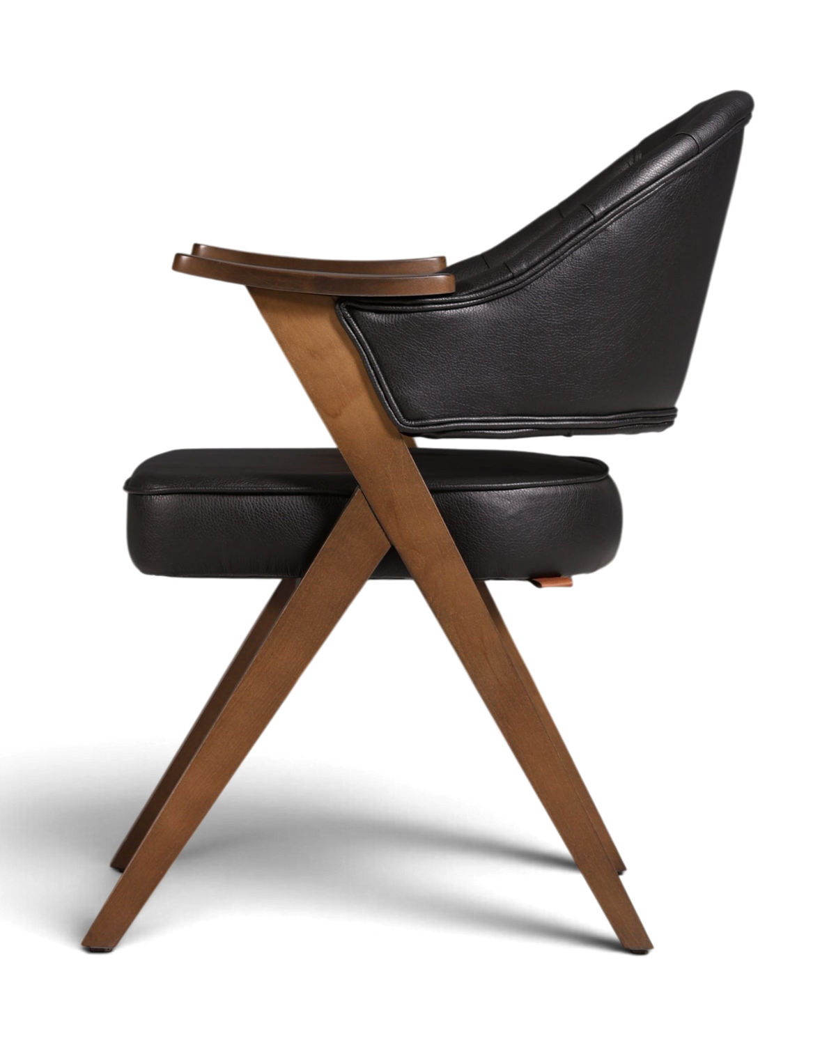 Luxuriöser "Manchester Black" Stuhl Chesterfield Stil Bürostuhl Esszimmerstuhl Lounge Stuhl