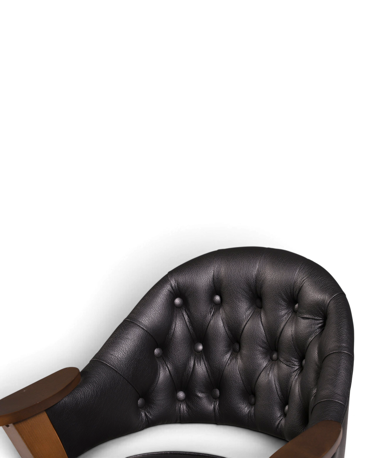 Luxuriöser "Manchester Black" Stuhl Chesterfield Stil Bürostuhl Esszimmerstuhl Lounge Stuhl