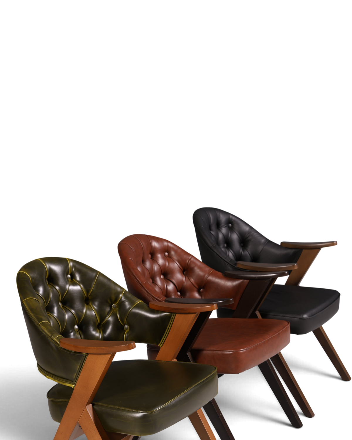 Luxuriöser "Manchester Black" Stuhl Chesterfield Stil Bürostuhl Esszimmerstuhl Lounge Stuhl