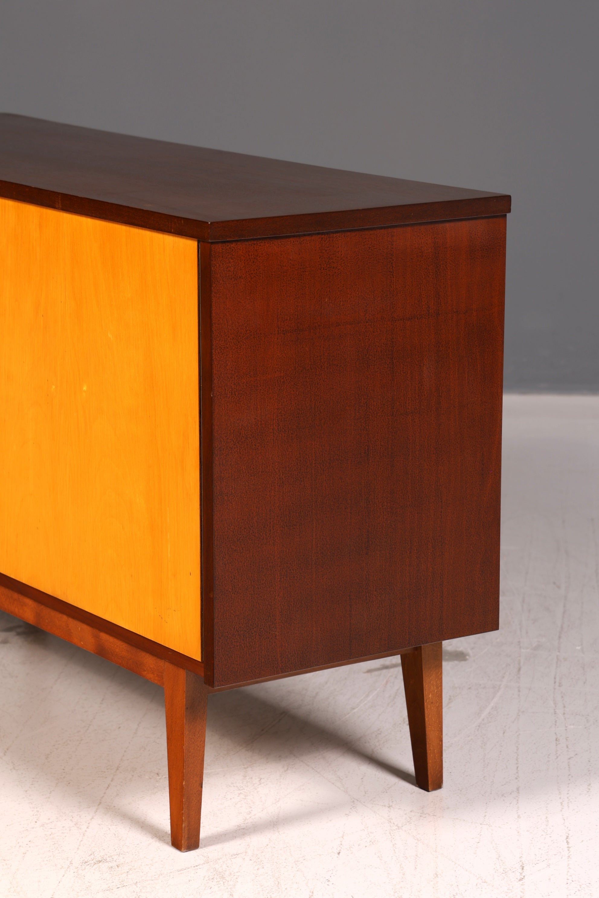 Wunderschöner Mid Century Schrank Vintage Flur Kommode Retro TV Sideboard 60s Holz