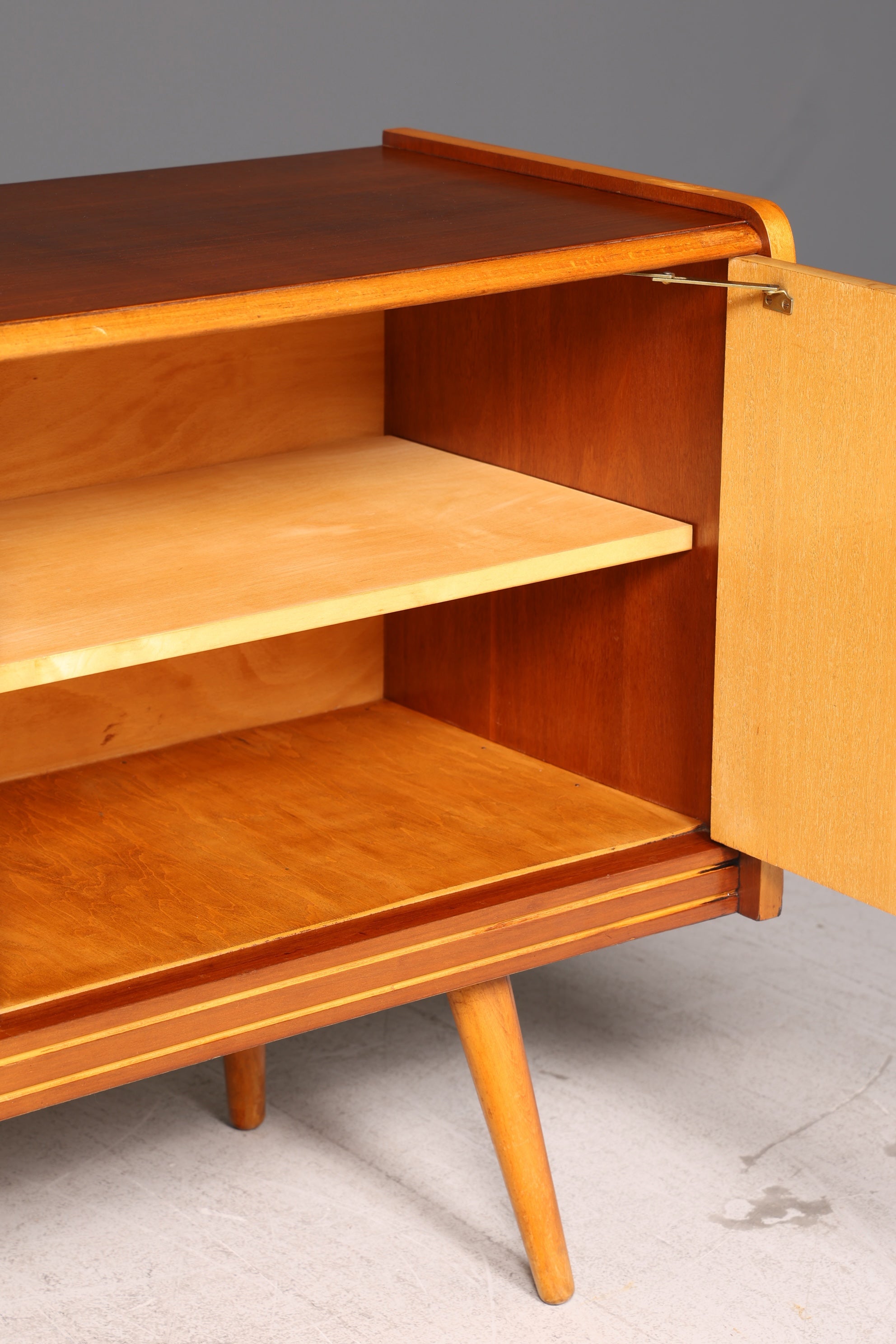 Wunderschöner Mid Century Schrank Vintage Sideboard Retro Flur Kommode 60s Holz