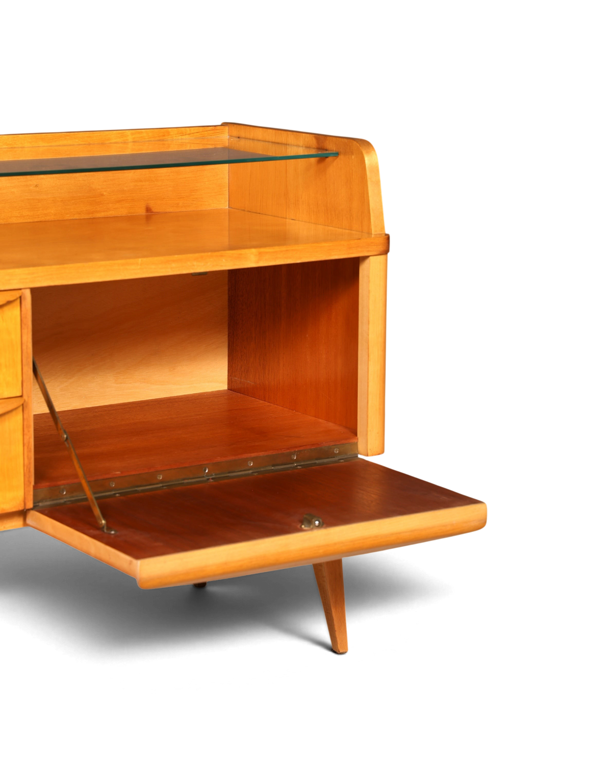 Original Hellerau Schrank Franz Ehrlich Mid Century Sideboard Lowboard DDR Design