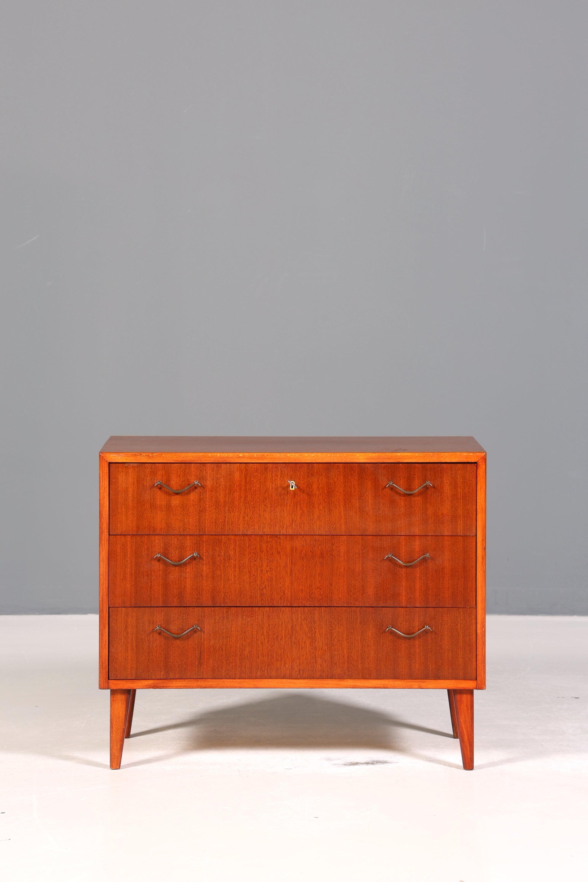 Stilvolle Mid Century Kommode Vintage Flur Kommode 60s Schubladenkommode