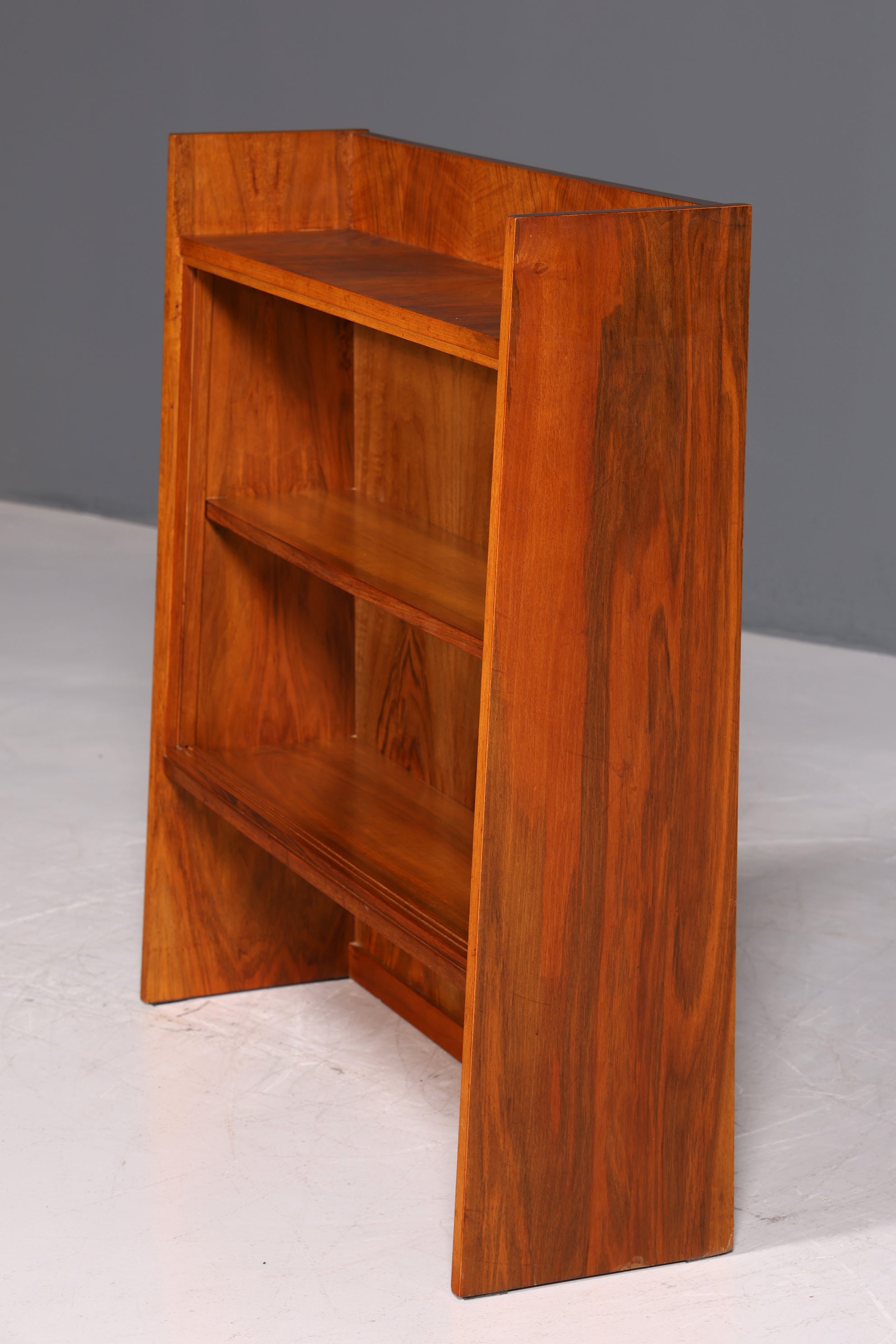 Magnifique bibliothèque vintage des années 60, étagère autoportante rétro, rangement pour livres, 2 sur 2