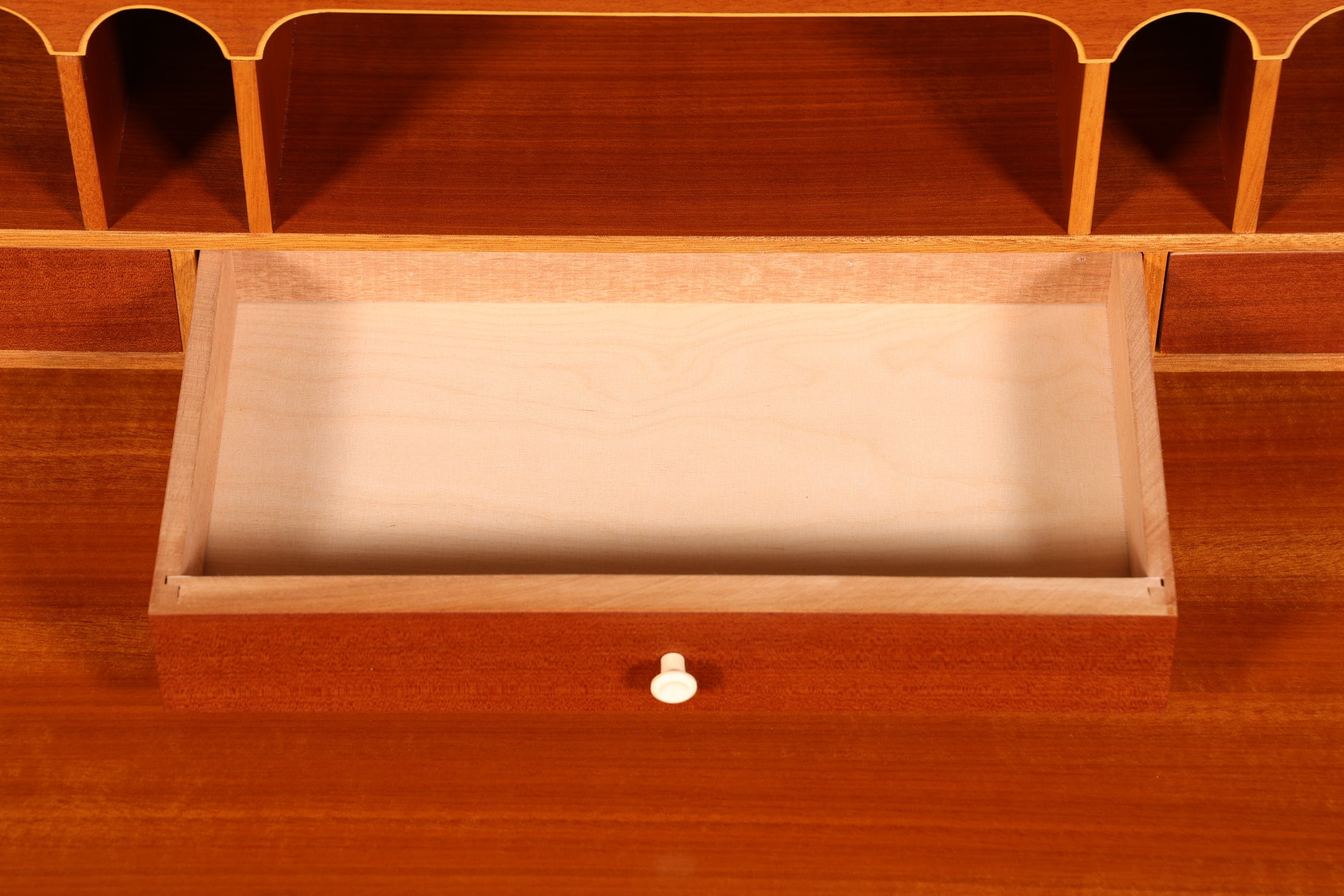 Stilvoller Rollladensekretär im Barock Stil Büro Kommode Sekretär Schreibkommode Schreibtisch