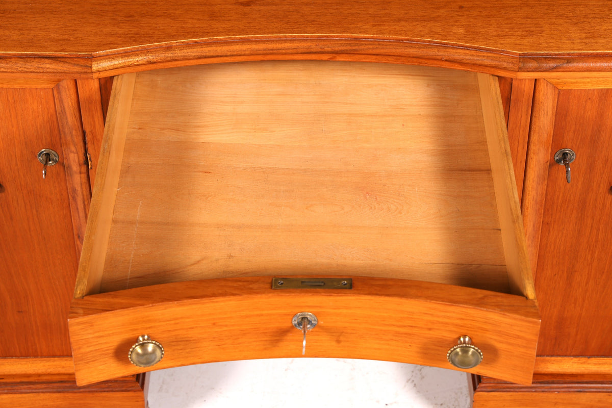 Magnifique bureau Art nouveau en chêne – bureau de travail, table de bureau, ancien et vintage