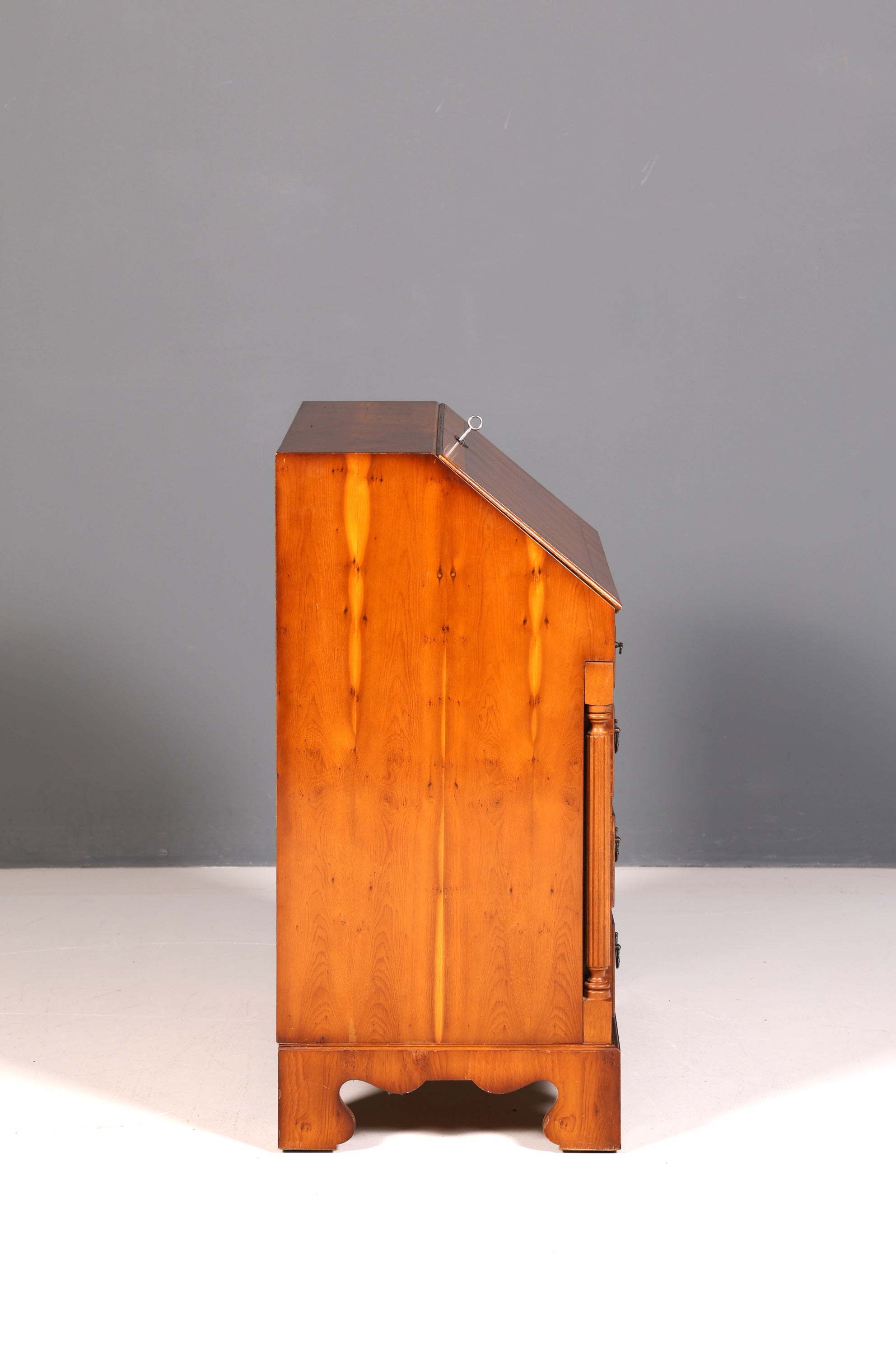 Wunderschöner Englischer Sekretär Schreibkommode Echt Holz Biedermeier Stil Schreibtisch Kommode