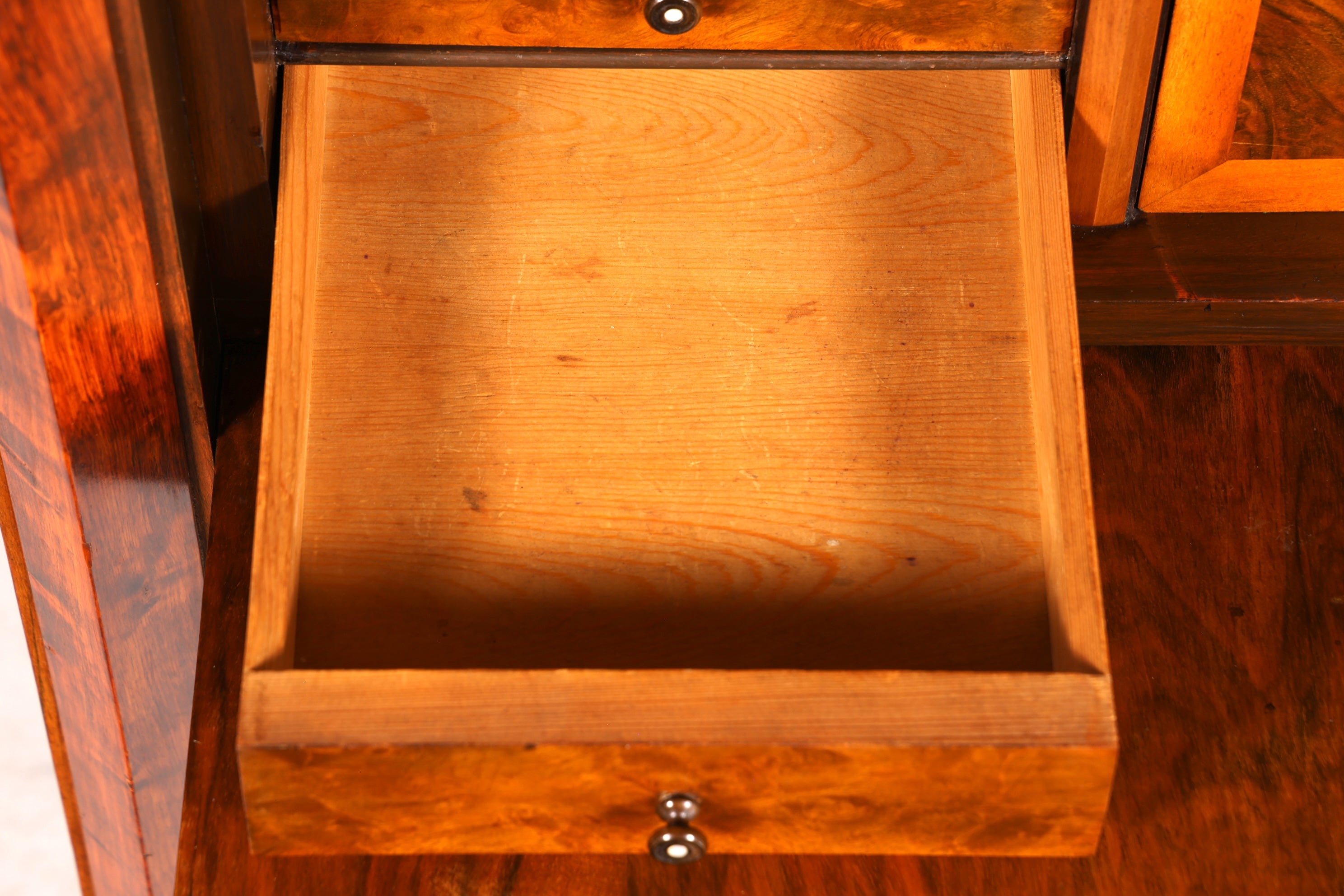 Beau secrétaire Gründerzeit, commode Art Nouveau, meuble ancien