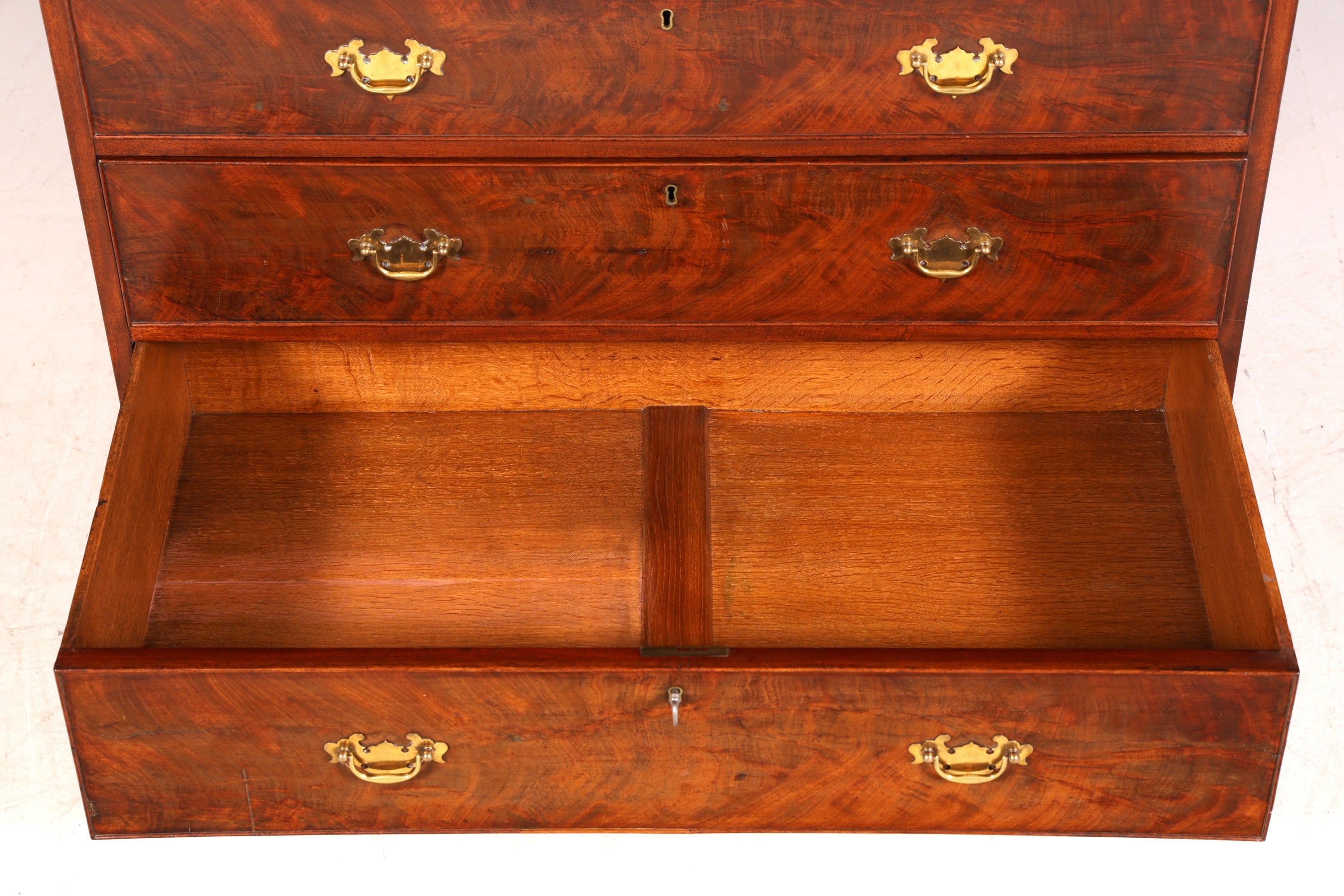 G224 Finish Wunderschöner Englischer Sekretär Büro Aufsatzsekretär Antik 60S Vitrinen Schrank UK (Kopie)