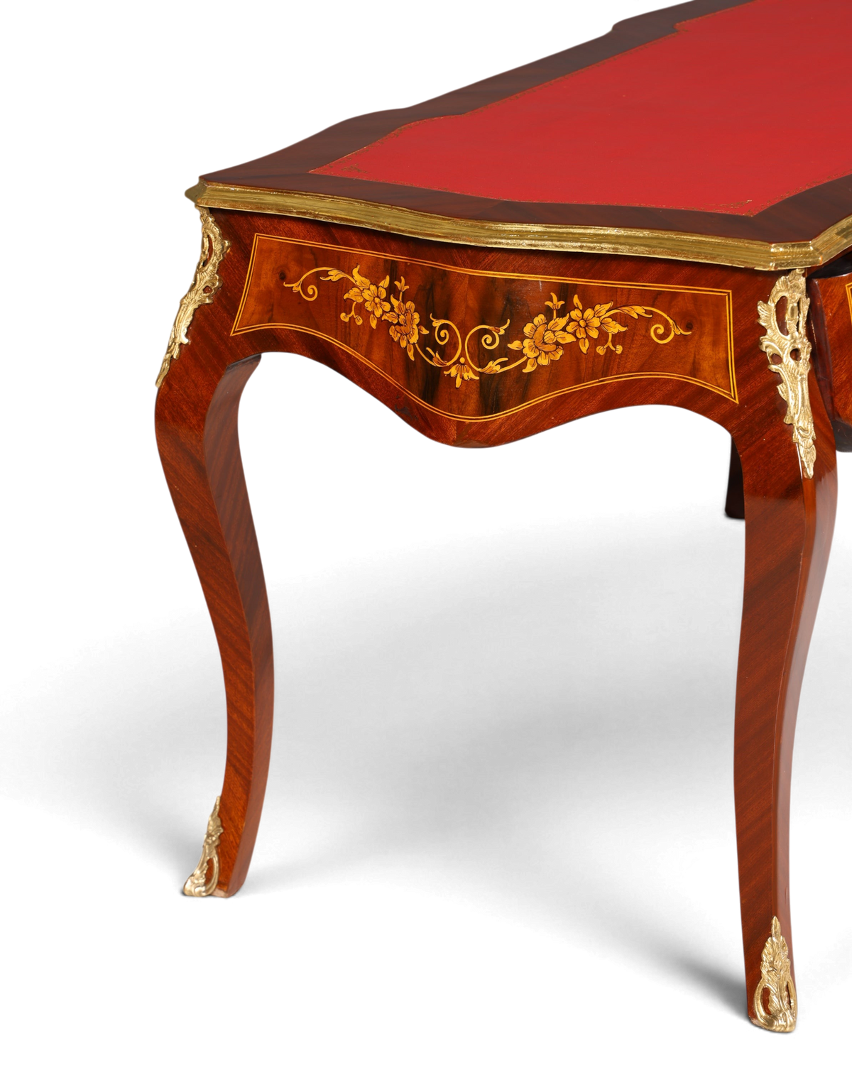 Prächtiger Louis XV Stil Schreibtisch French Desk Antik Stil Bürotisch