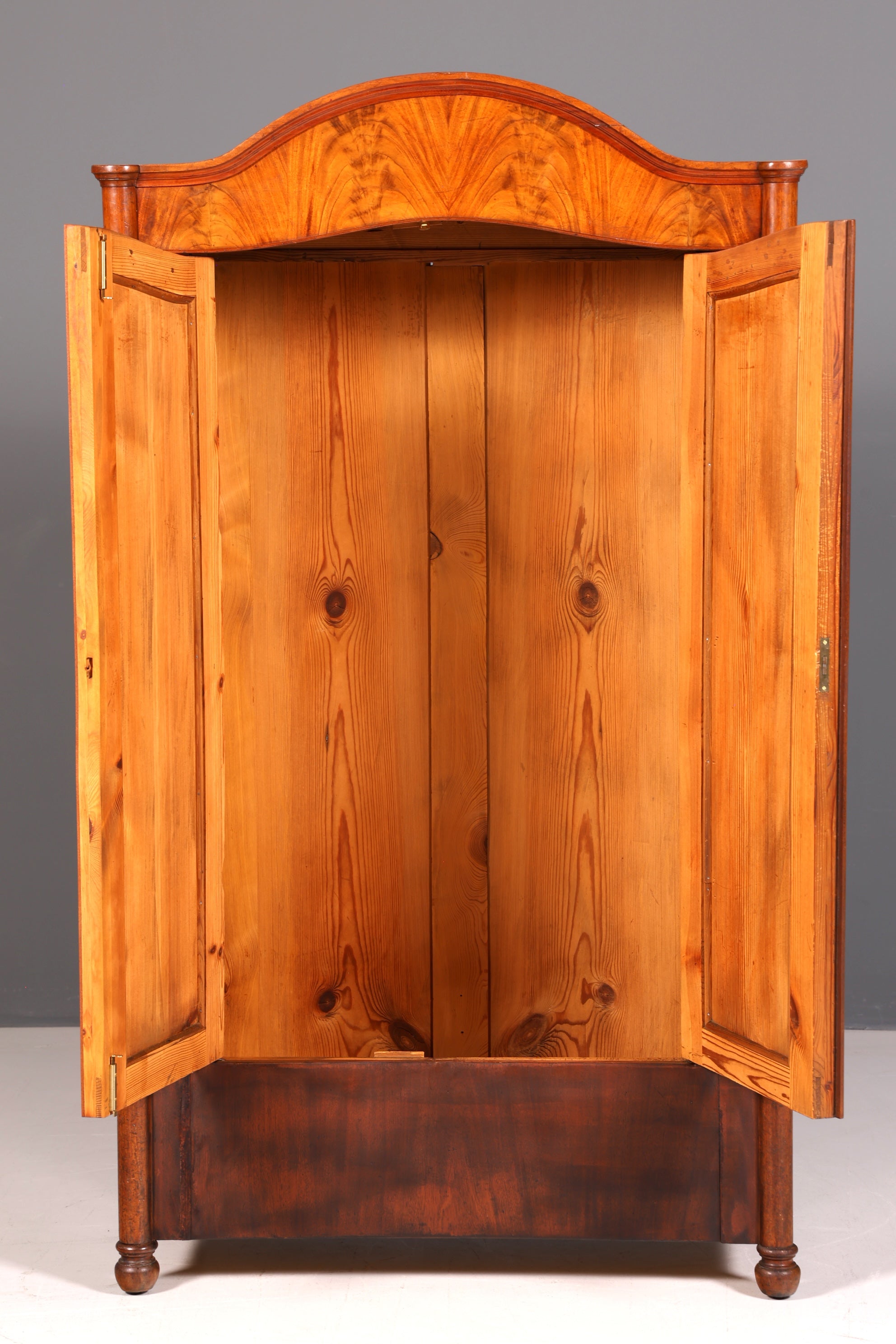 Edler Louis Philippe Schrank Antik Gründerzeit Kleiderschrank Wäscheschrank um 1880