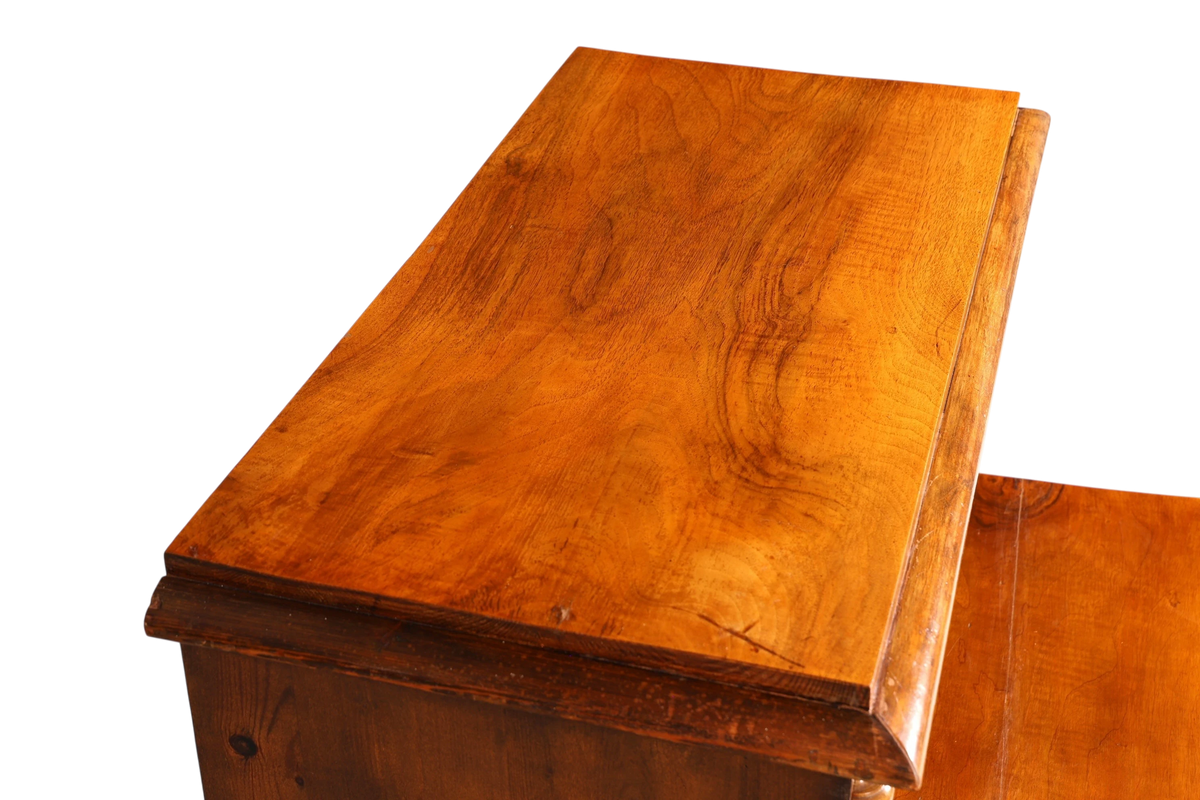 Stilvoller Gründerzeit Sekretär Vertiko Highboard Louis Philippe Kommode Sekretär Schrank um 1880