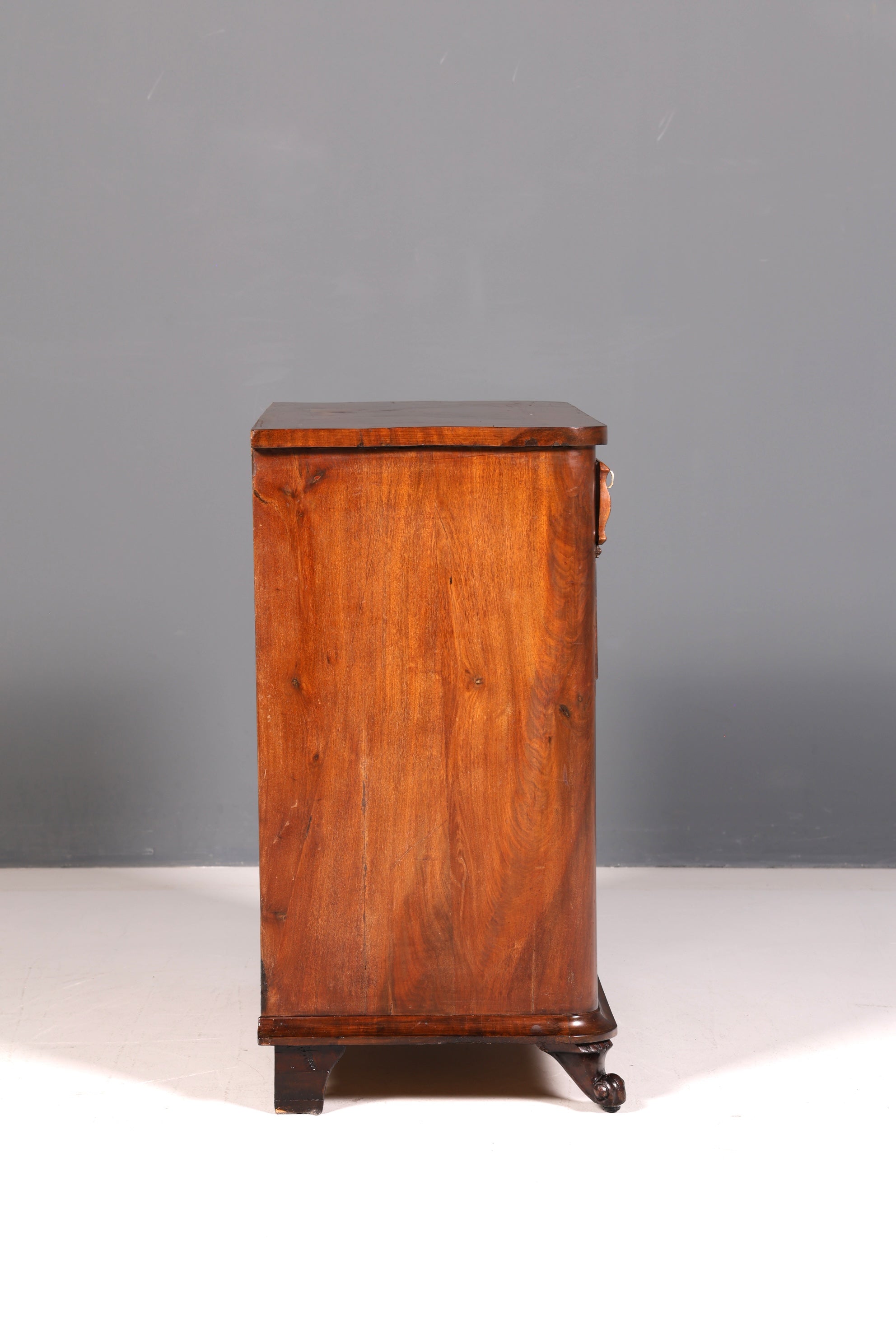 Stilvolle Louis Philippe Kommode Nussbaum Gründerzeit Schubladenkommode Antik um 1890