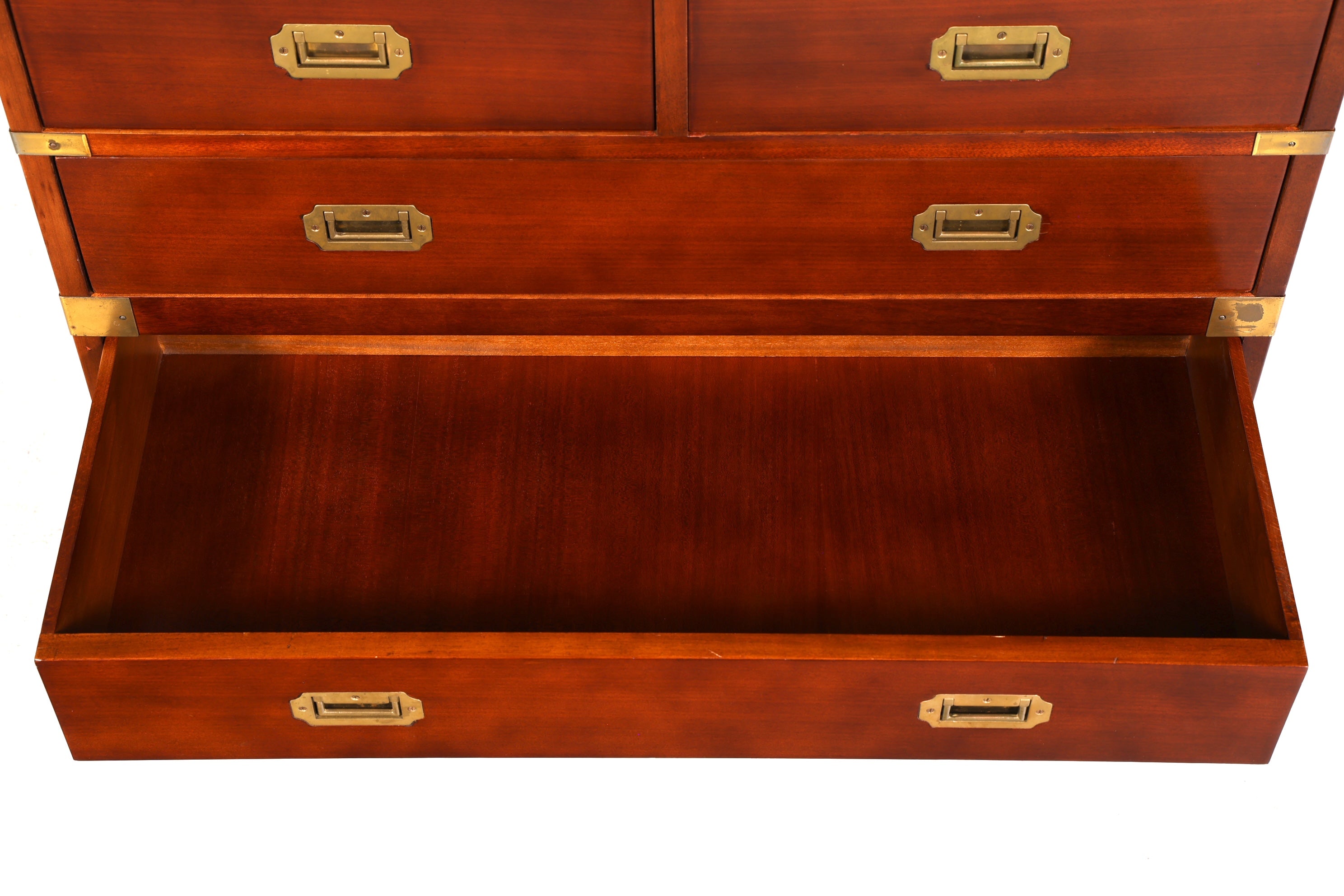 Wunderschöne Maritime Kommode Englisch Military Chest Schrank Schubladenkommode Wäschekommode