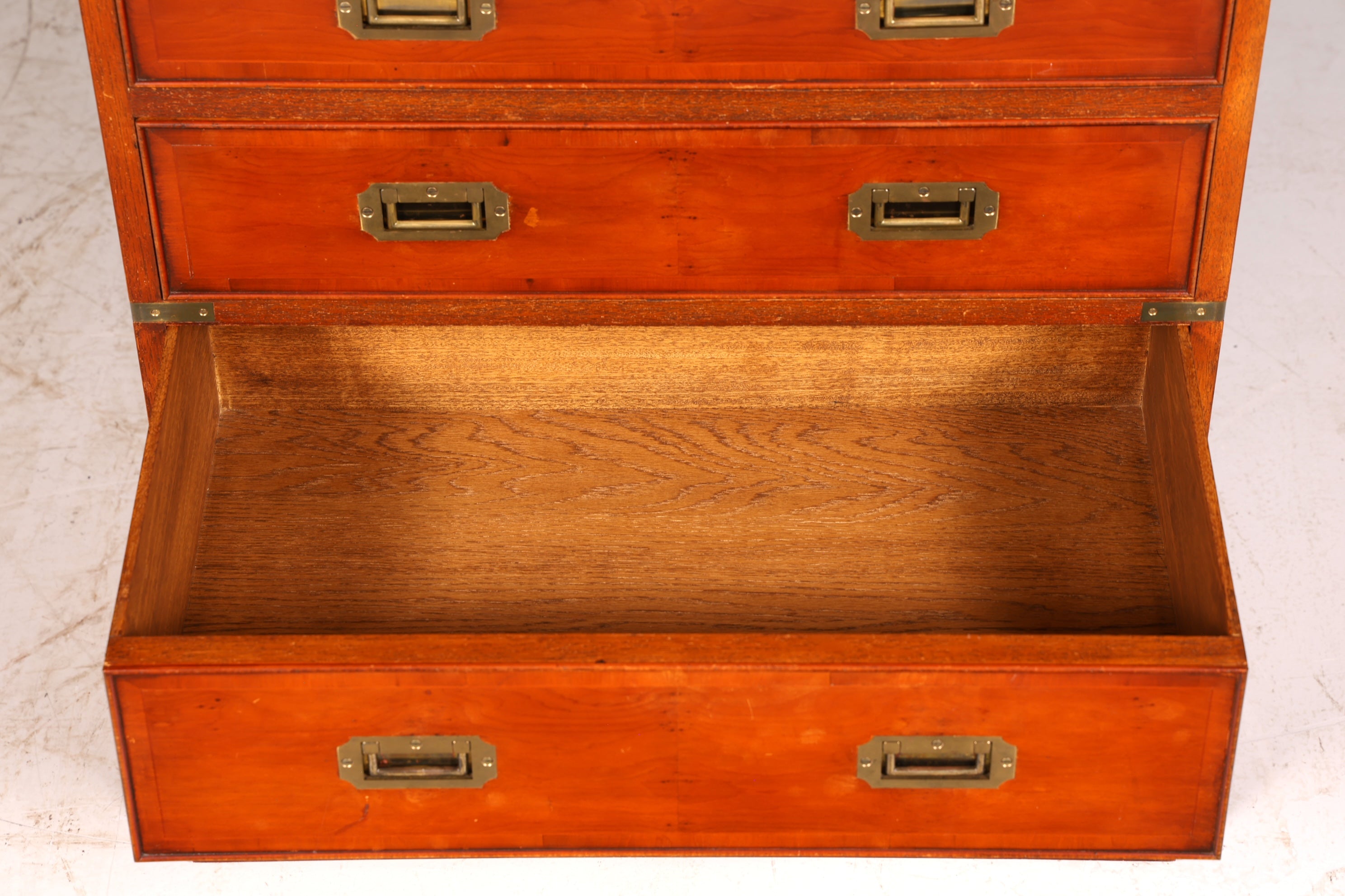 Wunderschöner Maritimer Schrank Vertiko Military Chest Kommode Sekretär Schubladenschrank Antik Sekretär Vintage