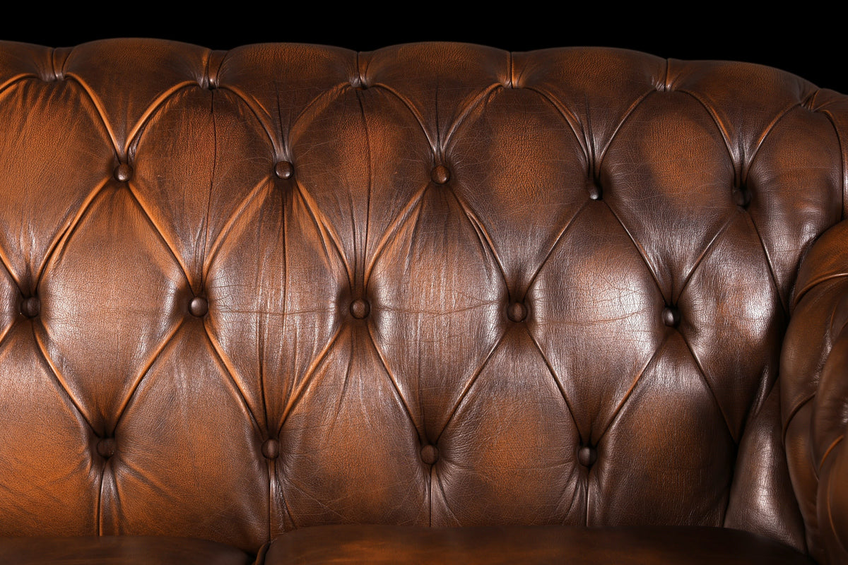 Wunderschöne Original Chesterfield Centurion 2-Sitzer Couch Englisches echt Leder Sofa UK