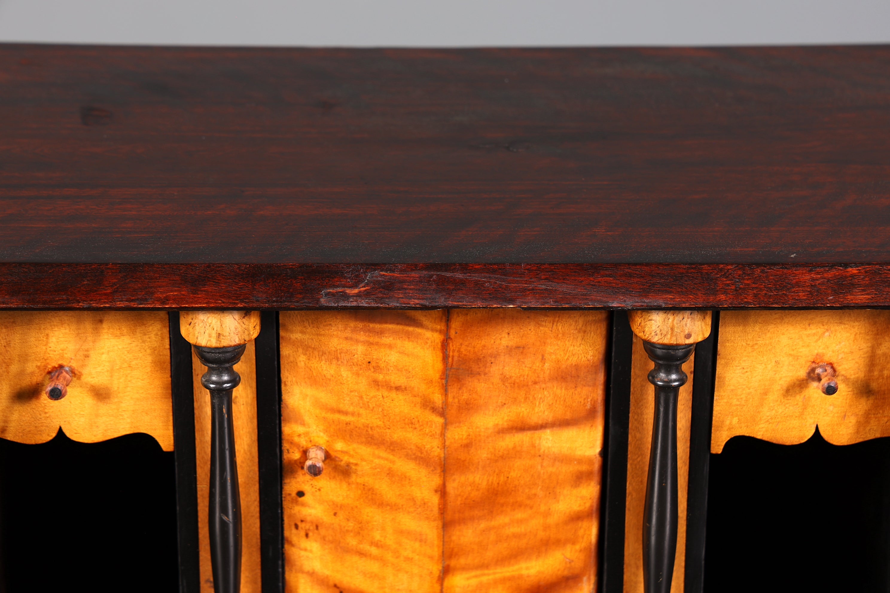 Wunderschöner Original Biedermeier Sekretär um 1860 Englisch Kommode Antik Bürokommode