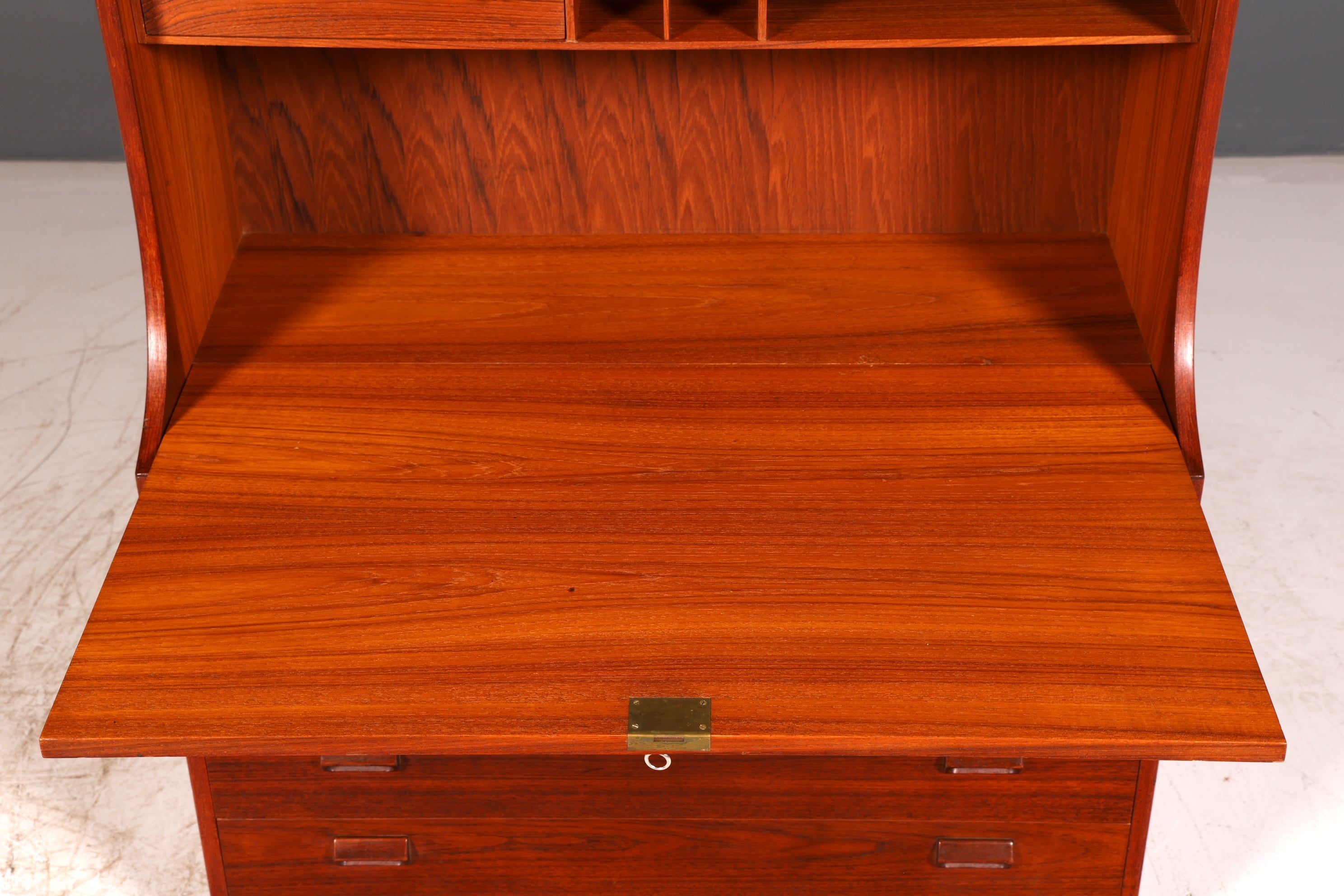 Wunderschöner Børge Mogensen Sekretär Mid Century Teak Vintage Schreibmöbel Kommode Danish Design Secretary