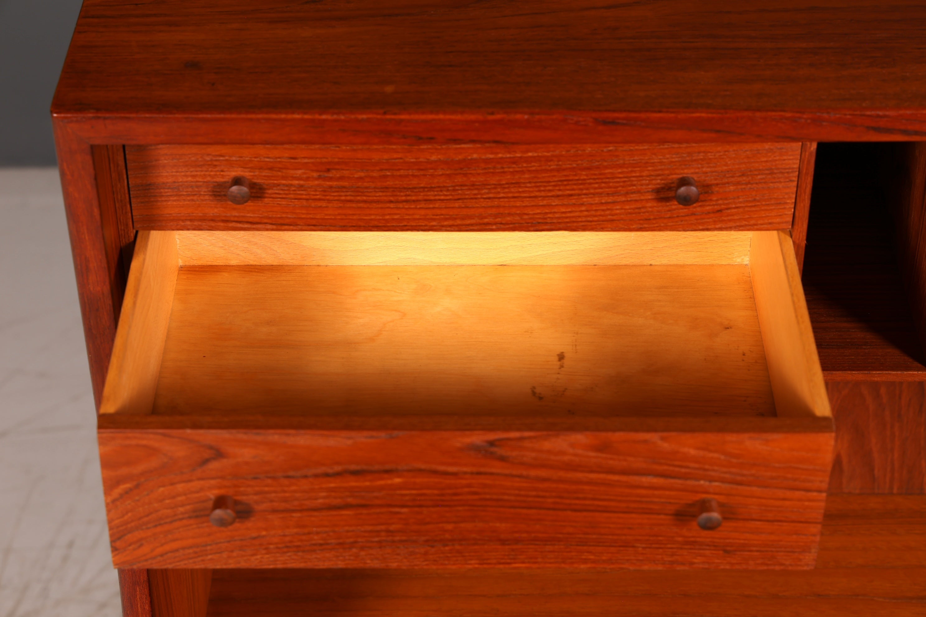 Wunderschöner Børge Mogensen Sekretär Mid Century Teak Vintage Schreibmöbel Kommode Danish Design Secretary