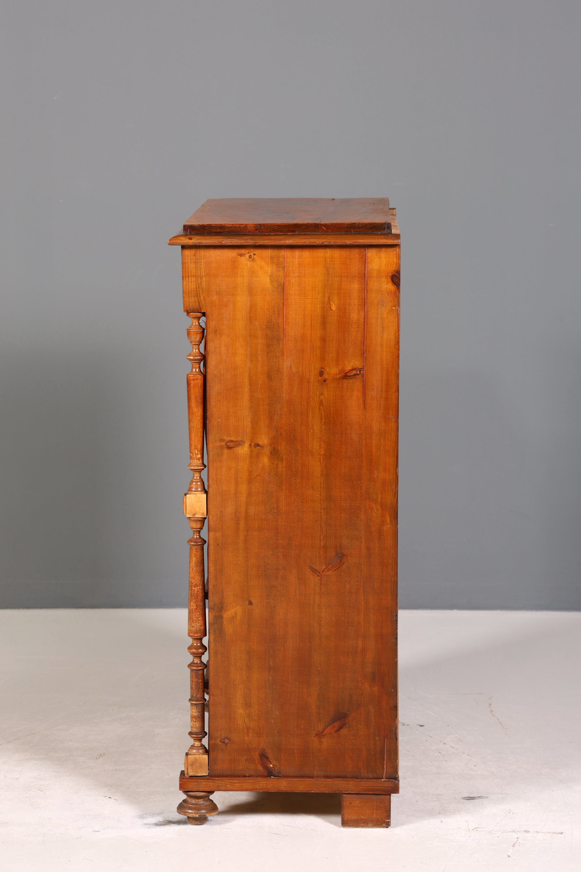 Edler Gründerzeit Sekretär Vertiko Highboard Louis Philippe Kommode um 1880